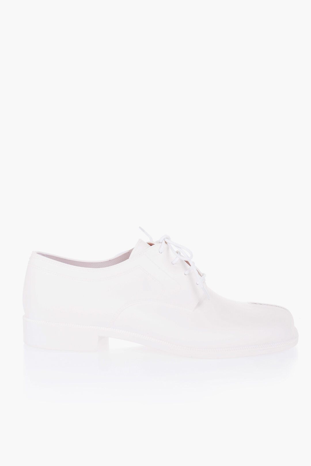 Maison Margiela og1mm0625 Tabi Derby Shoes in White Size US 7 / EU 40 - 1 Thumbnail
