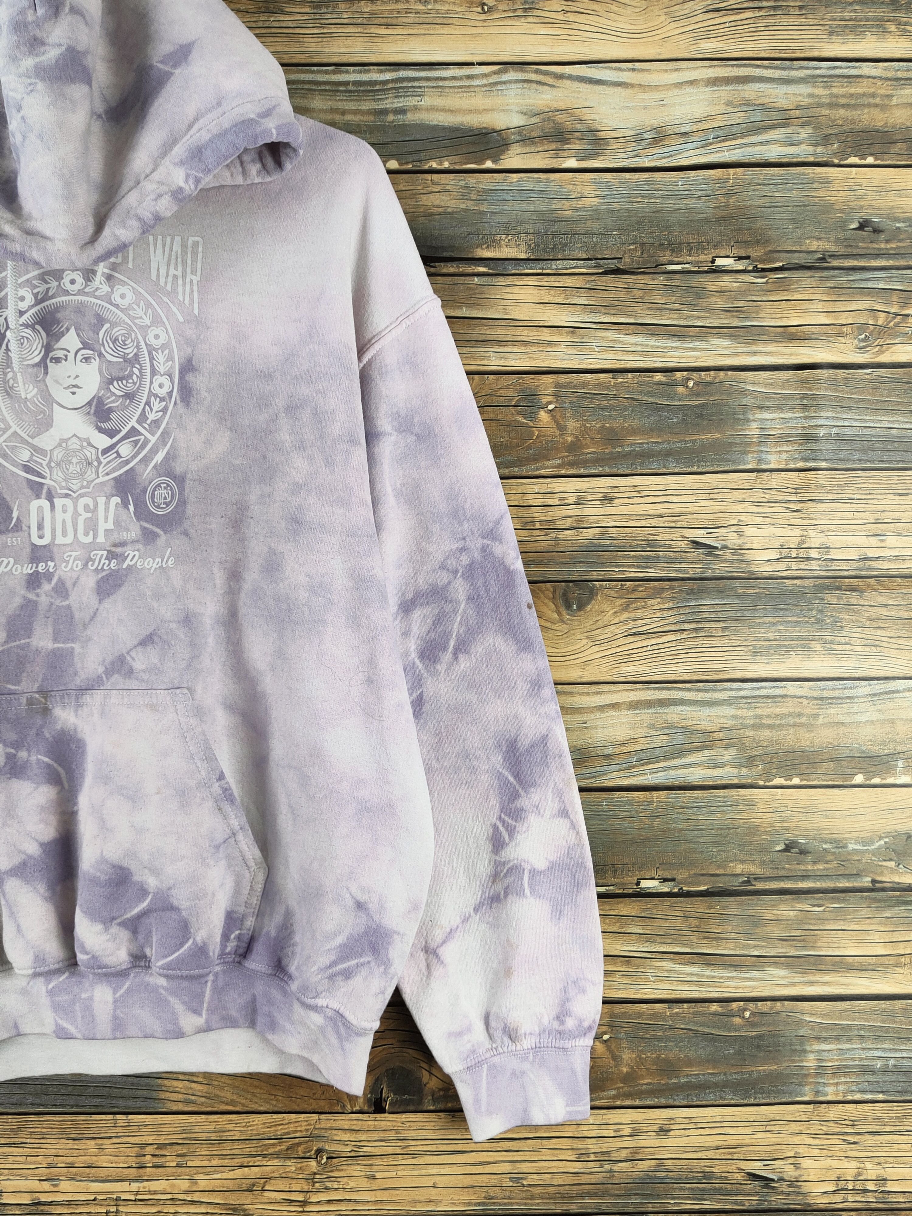 Obey DL Obey Worldwide acidwash Hoodie Sweatshirts #S2906 Size M / US 6-8 / IT 42-44 - 7 Thumbnail