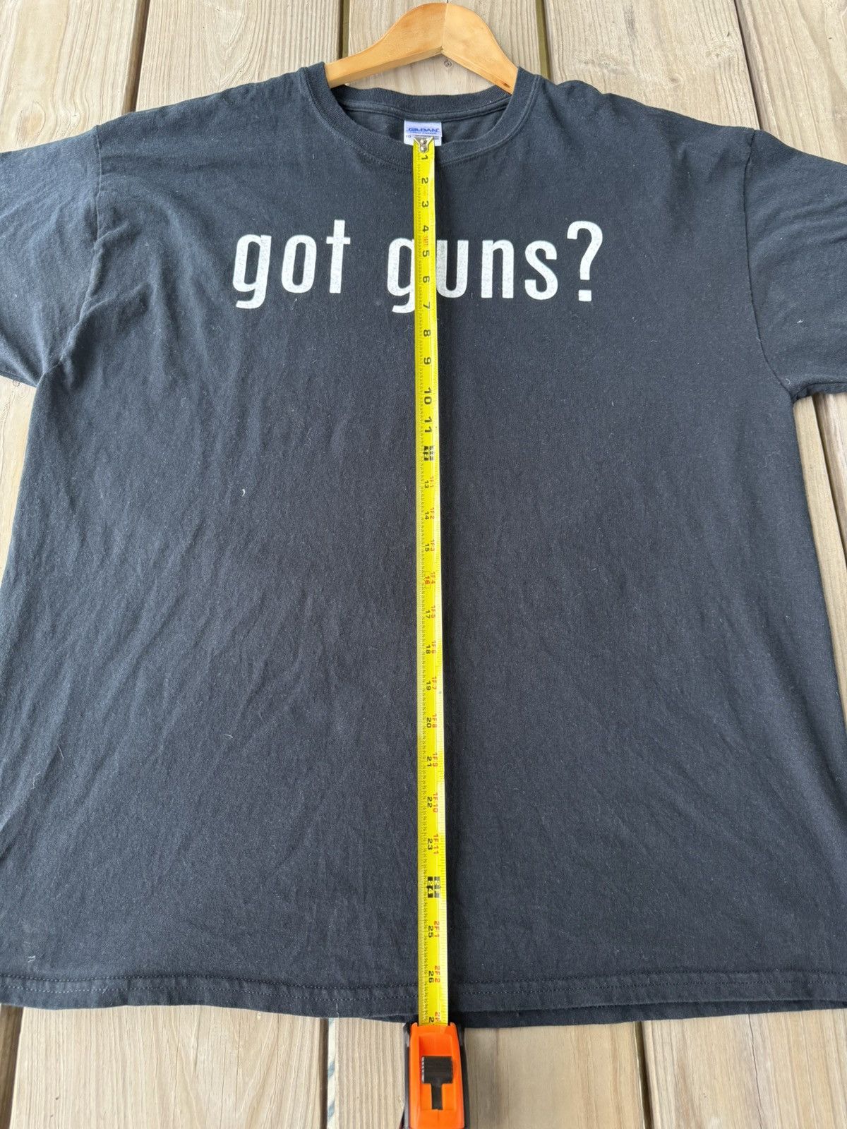 Gildan Got guns? Vintage tee Size US XL / EU 56 / 4 - 4 Thumbnail