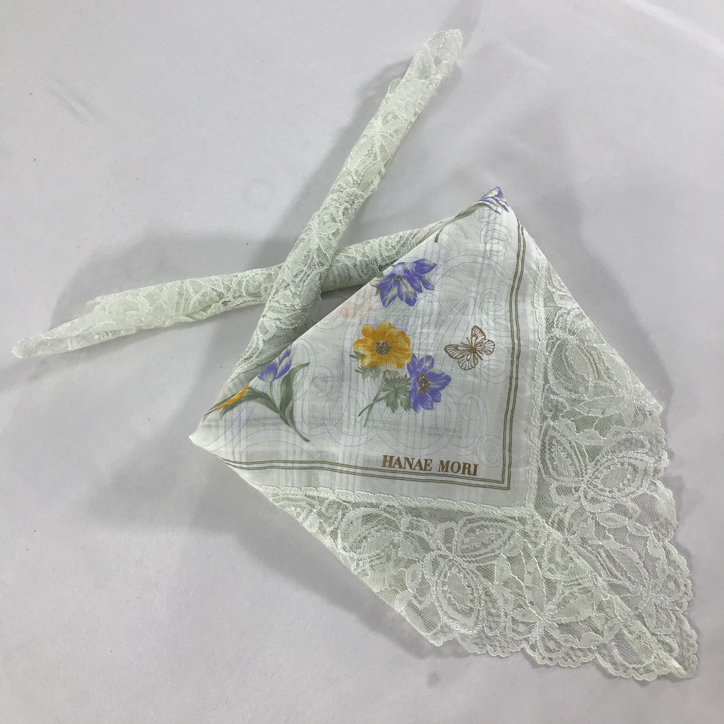 Hanae Mori Hanae Mori Bandana / Handkerchief / Neckerchief - S1891 Size ONE SIZE - 4 Thumbnail