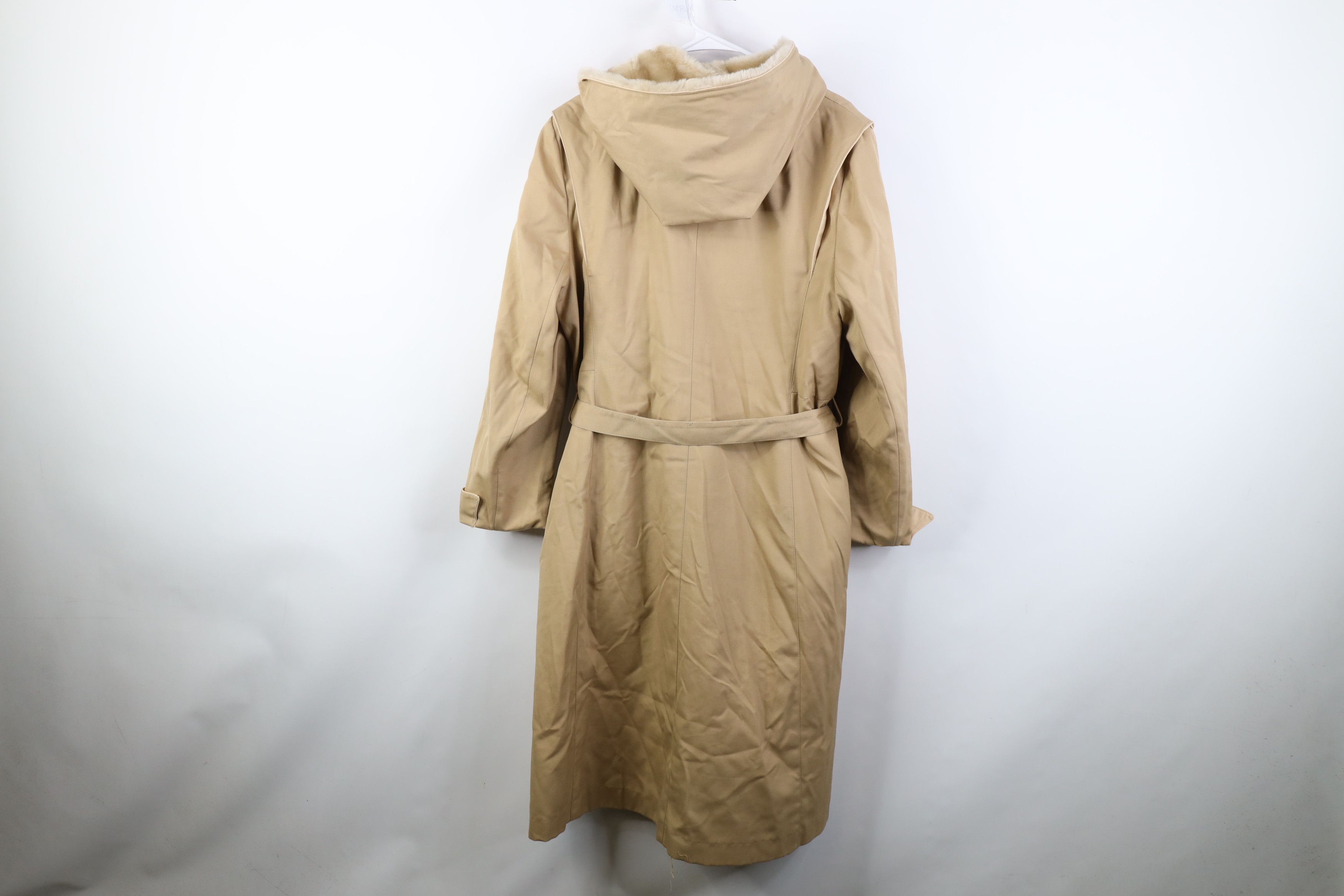 Vintage Vintage 70s Streetwear Lined Hooded Trench Coat Jacket USA Size XXL / US 16-18 / IT 52-54 - 12 Thumbnail