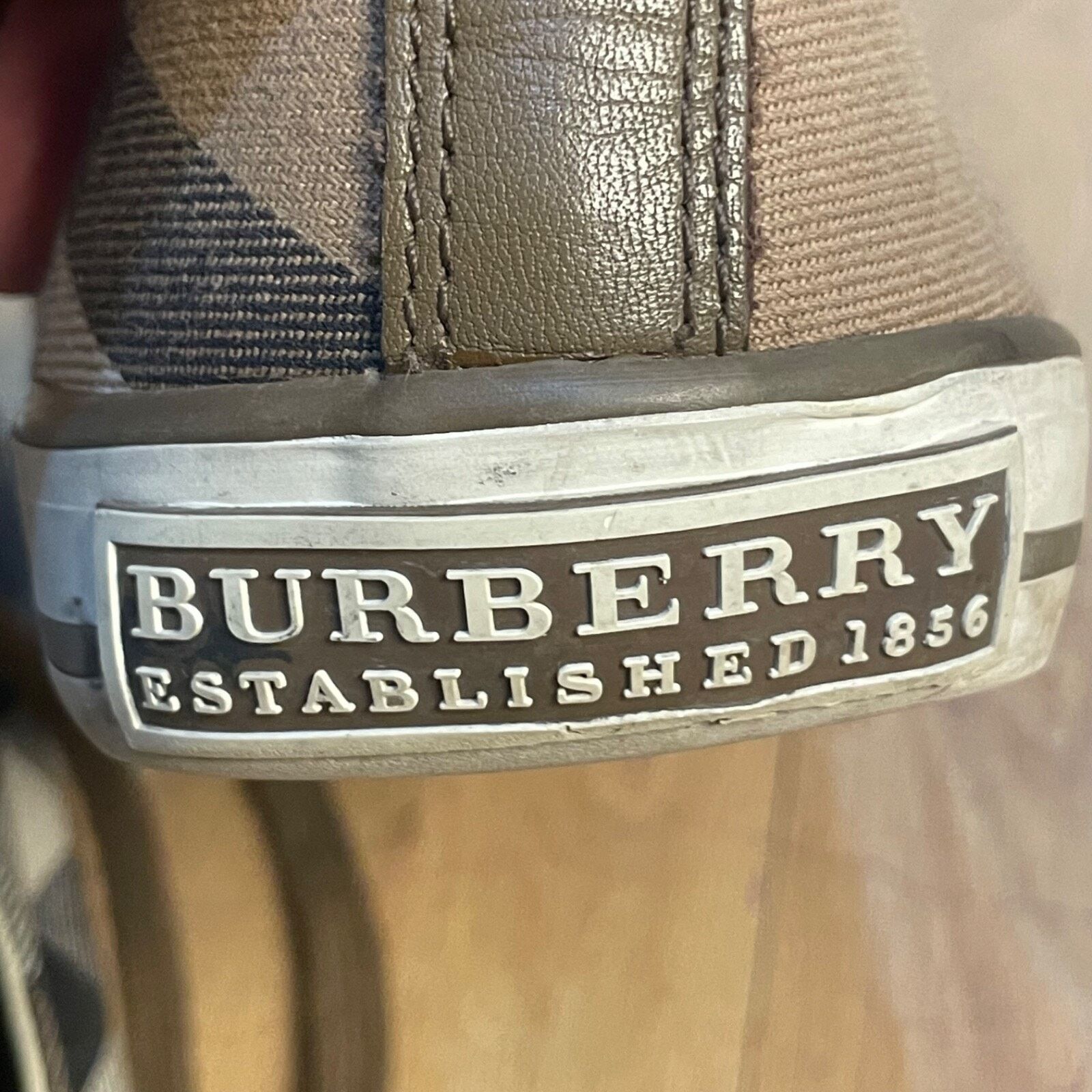 Burberry BURBERRY SHOES SNEAKERS MEN'S Nova check lace up Canvas Size US 11 / EU 44 - 7 Thumbnail
