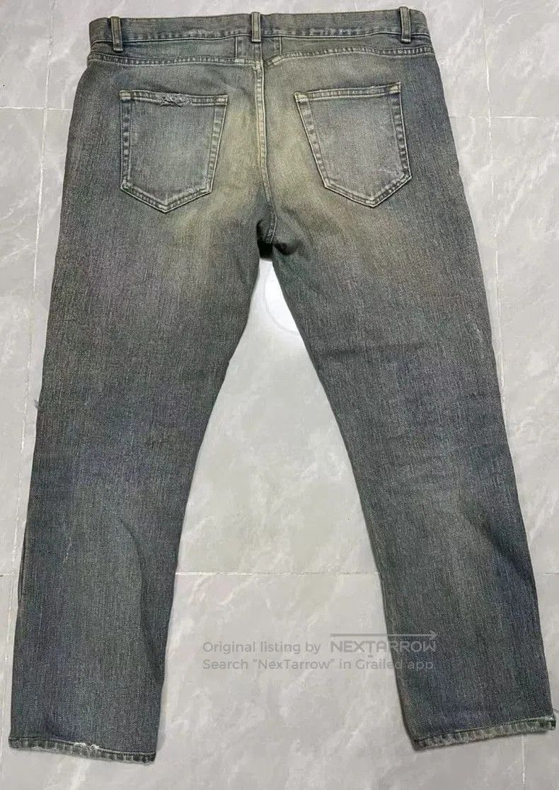 Saint Laurent Paris YSL 17SS Distressed Denim Jeans. Size US 33 - 2 Thumbnail