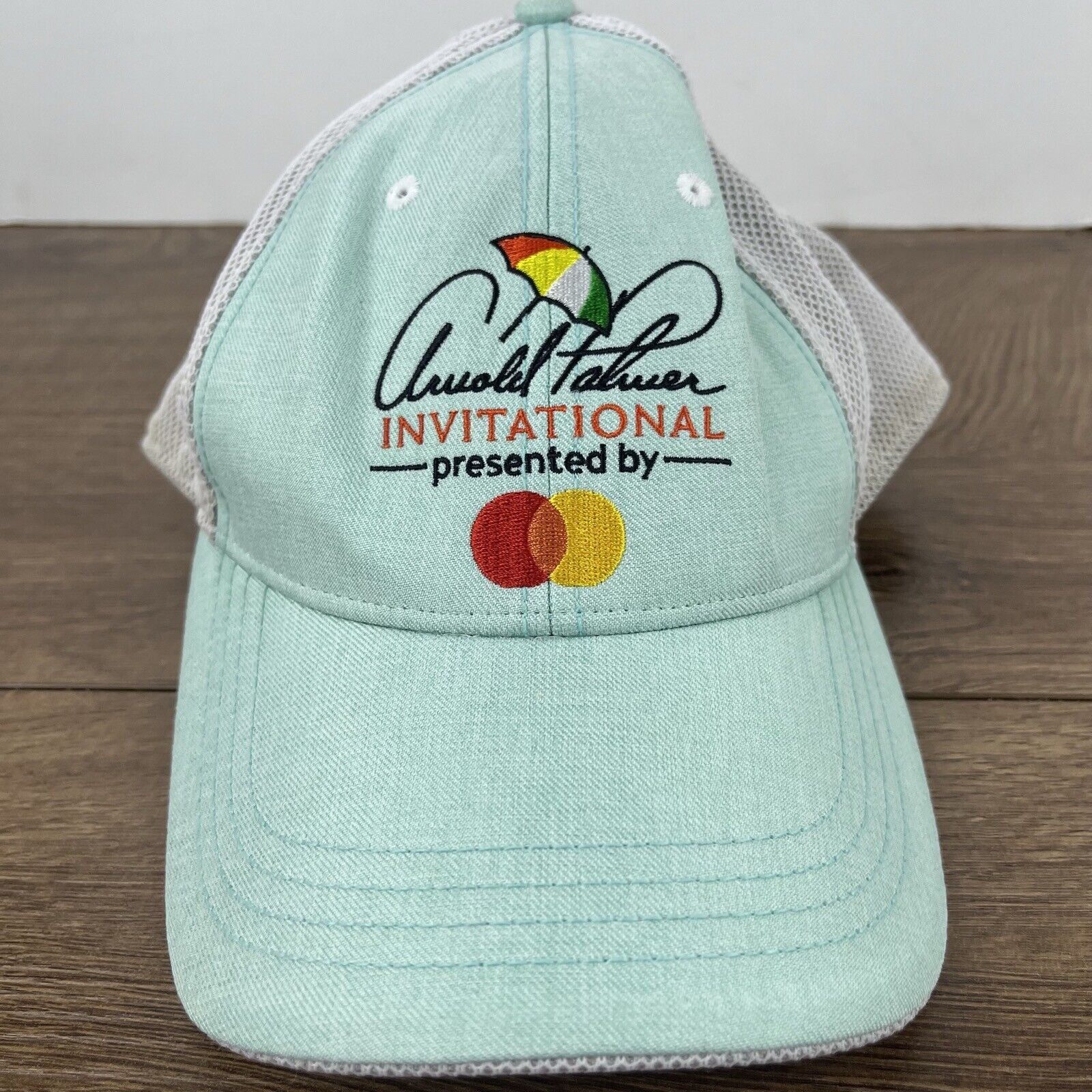 Other Arnold Palmer Invitational Hat Teal Blue Hat Adjustable Adul Size ONE SIZE - 6 Thumbnail