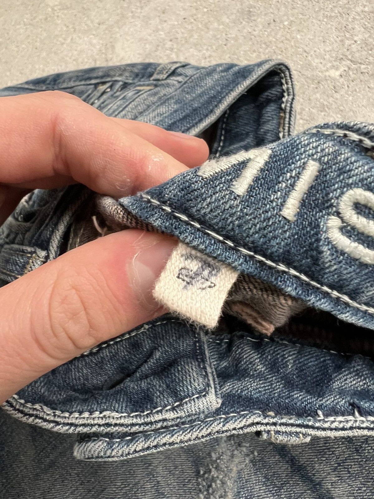 Hysteric Glamour × If Six Was Nine × Le Grande Bleu (L.G.B.) Rare Distressed Flared IfSixWasNine style jeans LGB Y2K Size 27" / US 4 / IT 40 - 5 Thumbnail