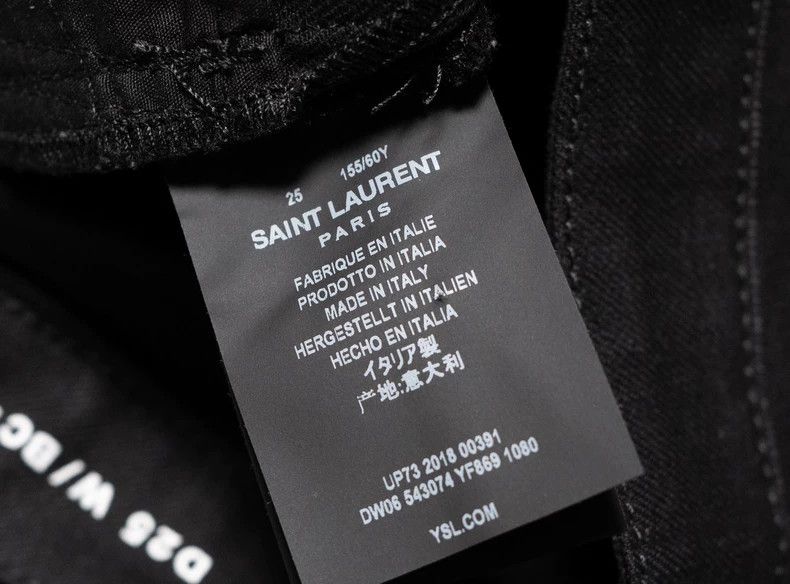 Saint Laurent Paris Saint Laurent Paris Black cropped micro-jeans Size 25" / US 0 / IT 36 - 3 Thumbnail