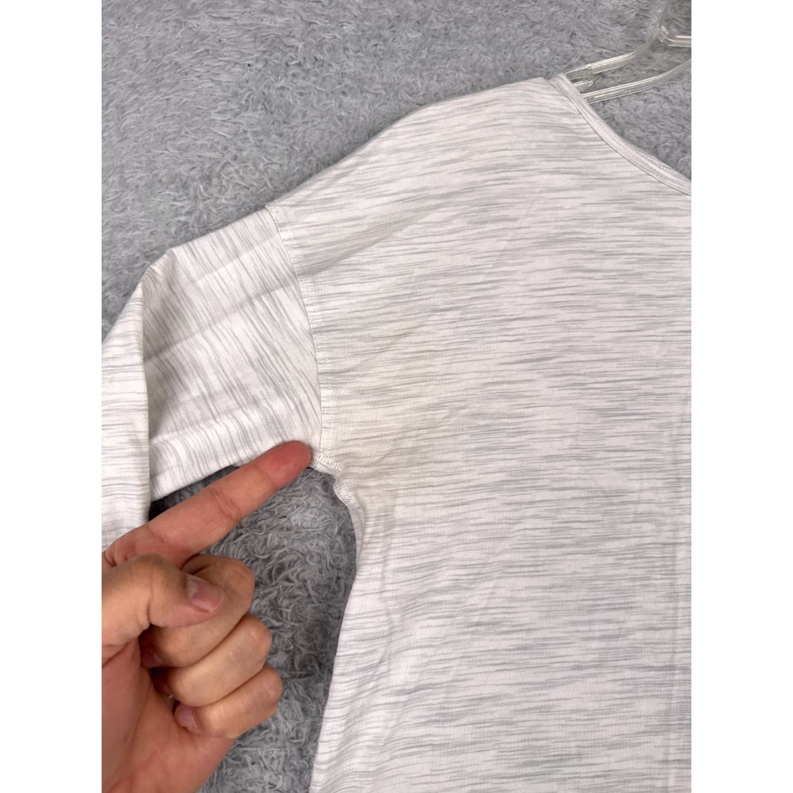 Lululemon Lululemon Shirt Women 8 Gray Heather Back Into It Long Sleeve READ W3BIOS Size M / US 6-8 / IT 42-44 - 3 Thumbnail