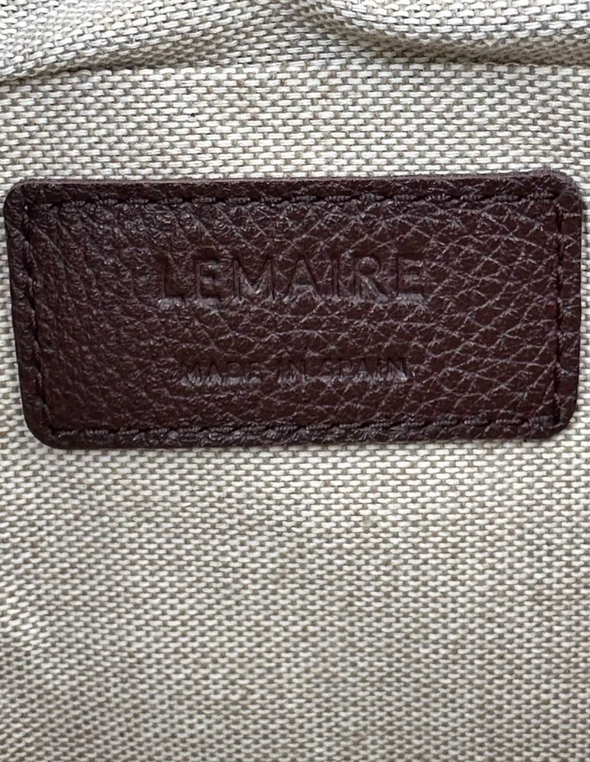 Lemaire Lemaire Croissant Bag Pecan Calfskin Size ONE SIZE - 7 Thumbnail