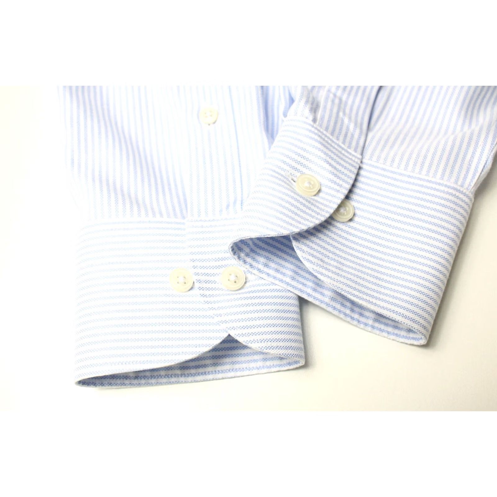Suitsupply Suitsupply Try On Extra Slim Fit Formal Shirt Men's 42 / 16 1/2 Pinstripe Blue Shirt Slim Fit Dress Shirt Men 42 / 16 1/2 Pinstripe Blue Size 42R - 5 Thumbnail