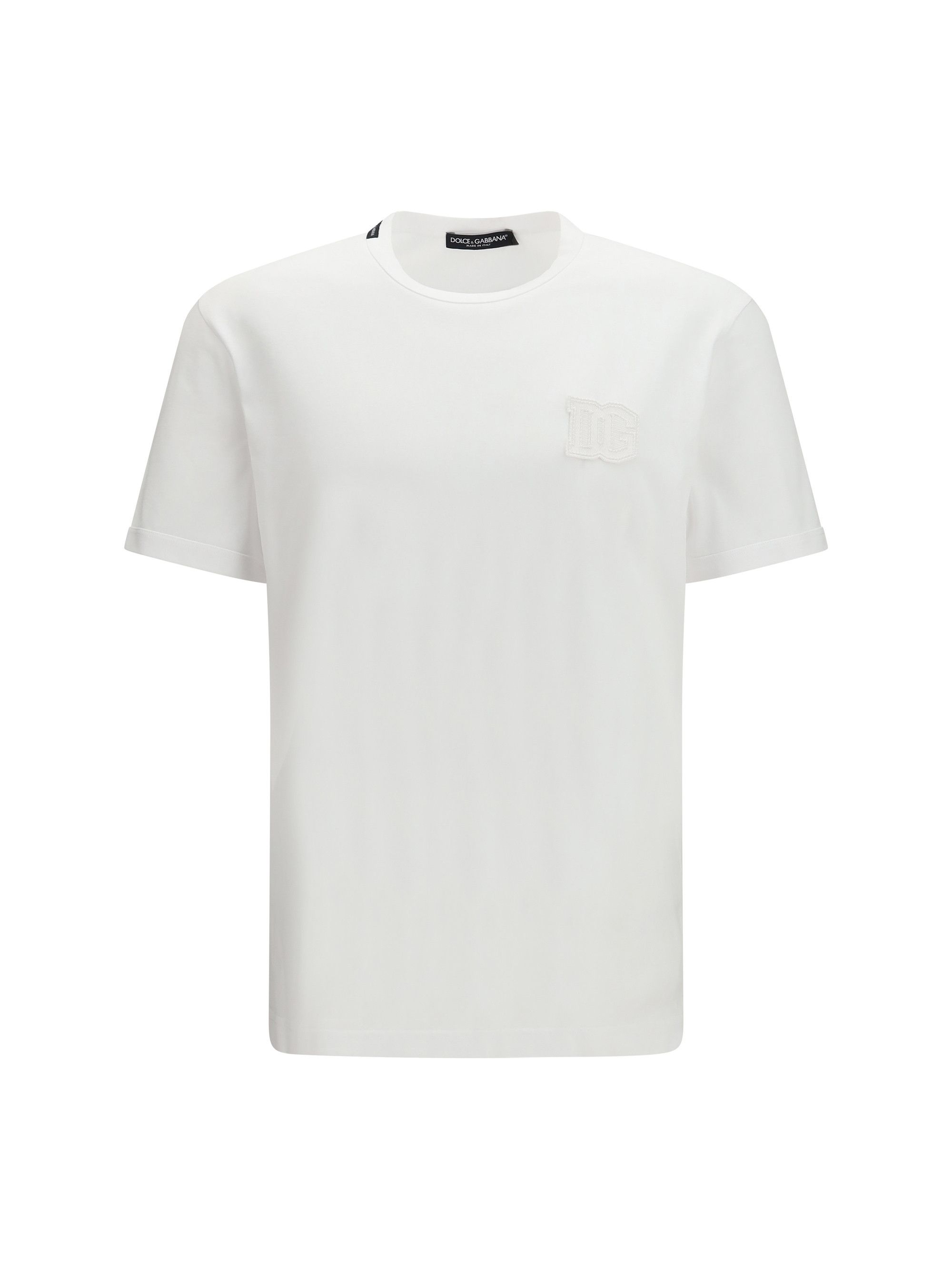 Dolce & Gabbana Cotton T-shirt with patch Size US M / EU 48-50 / 2 - 1 Thumbnail
