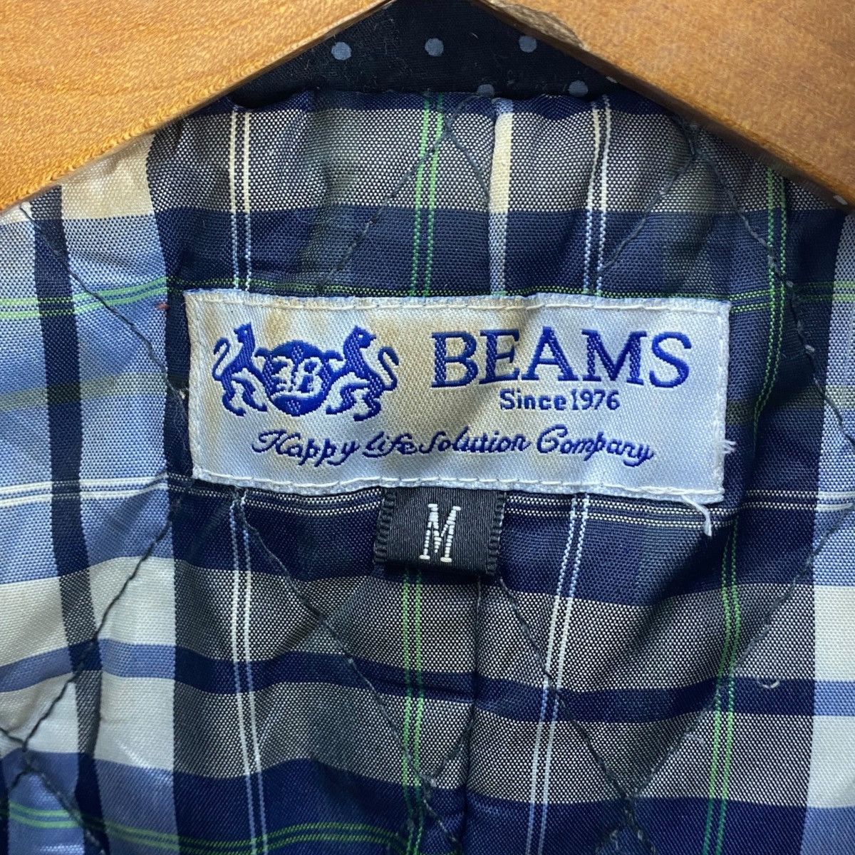 Beams Plus BEAMS PLUS JAPAN Black Duffle Jacket Quilted Plaid Lining Size M / US 6-8 / IT 42-44 - 5 Thumbnail