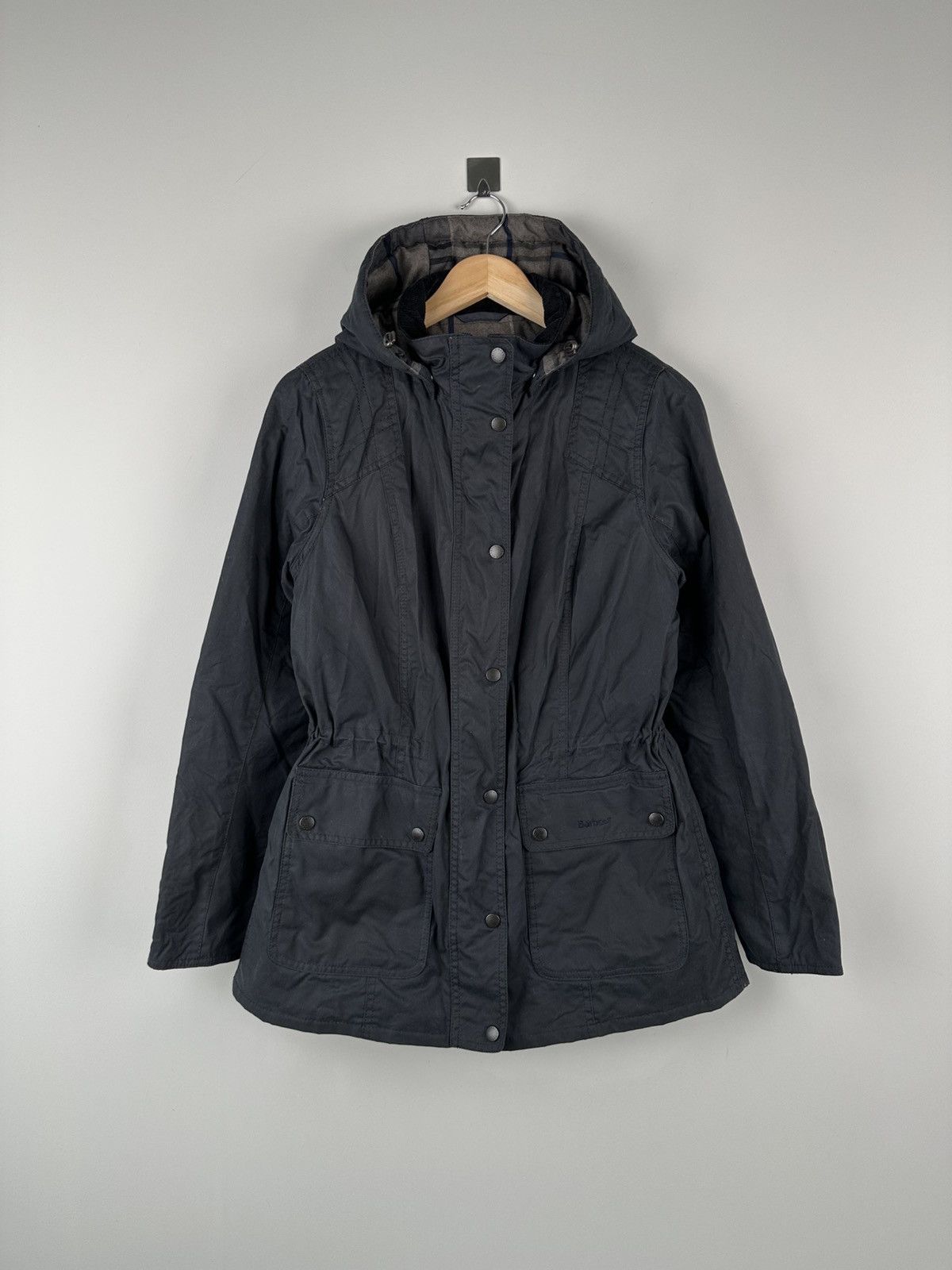 Barbour Barbour Orkney Waxed Jacket Hooded Womens Size L / US 10 / IT 46 - 7 Thumbnail