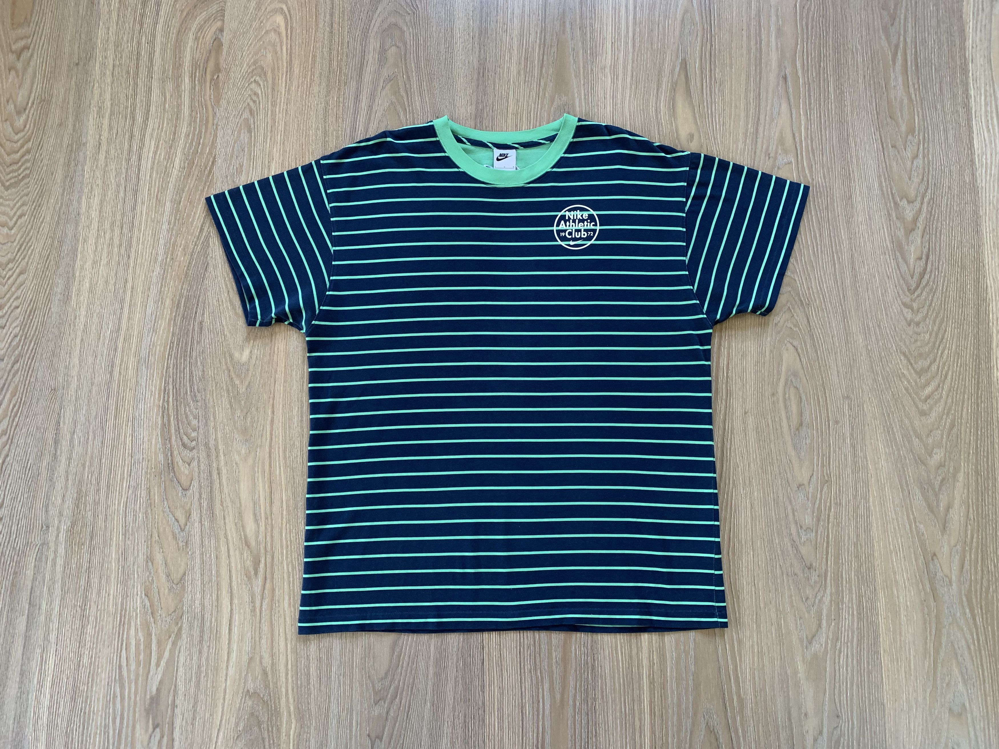 Nike × Vintage The Nike Tee Stripe Cotton T Shirt 2023 Size US L / EU 52-54 / 3 - 1 Thumbnail