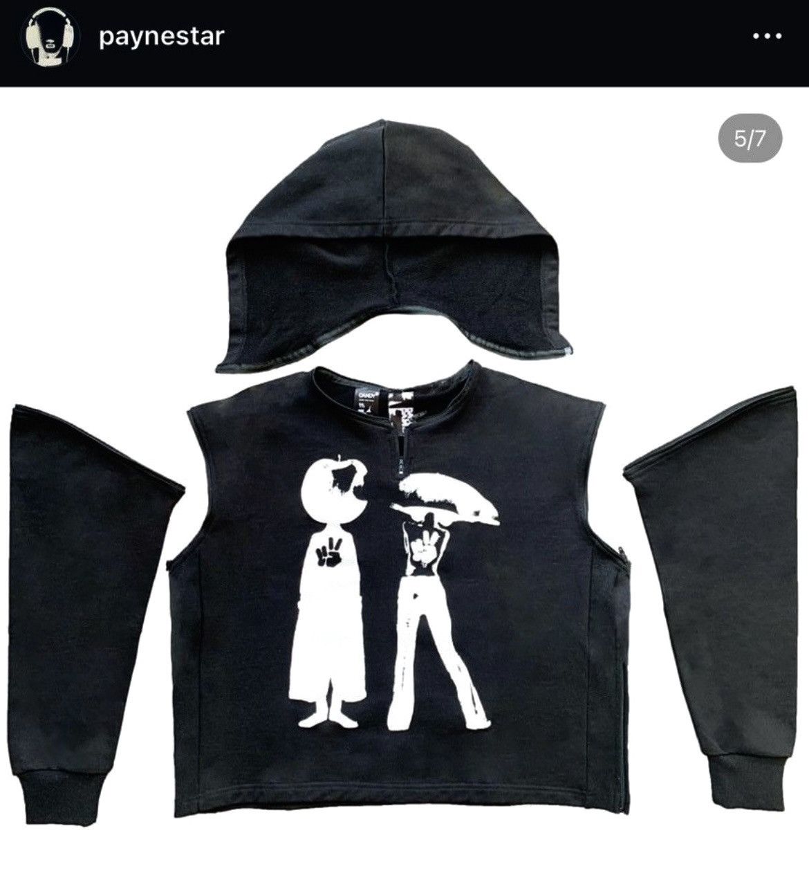 Designer × Japanese Brand Paynestar candy hoodie Size US XXL / EU 58 / 5 - 5 Thumbnail