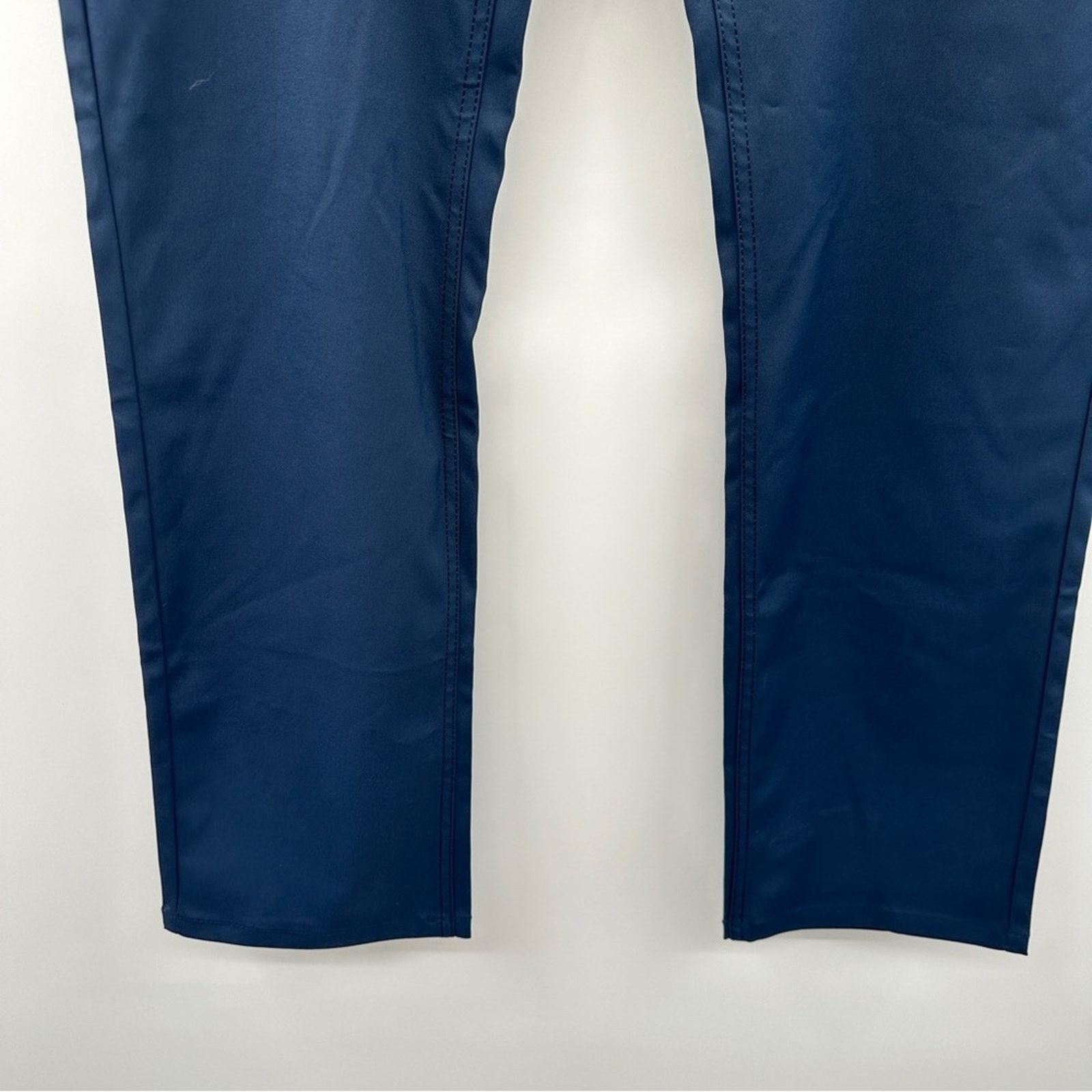 JACHS NY Jachs New York Navy Blue Slim Fit 5-Pocket Styling Pants Size US 38 / EU 54 - 3 Thumbnail