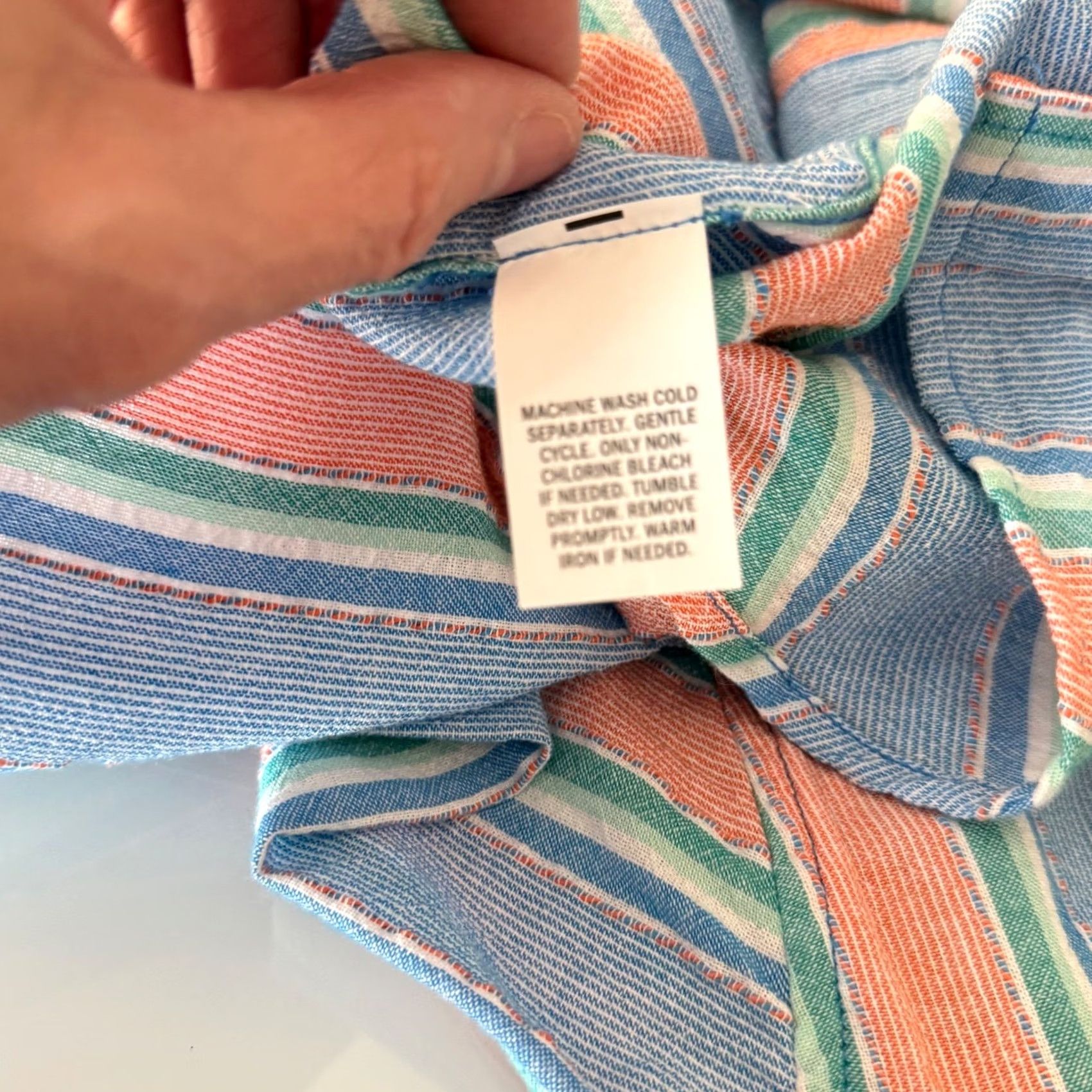 ASH Edgar Ash Mens S Short Sleeve Button Down Blue Striped Beach Shirt Size US S / EU 44-46 / 1 - 5 Thumbnail