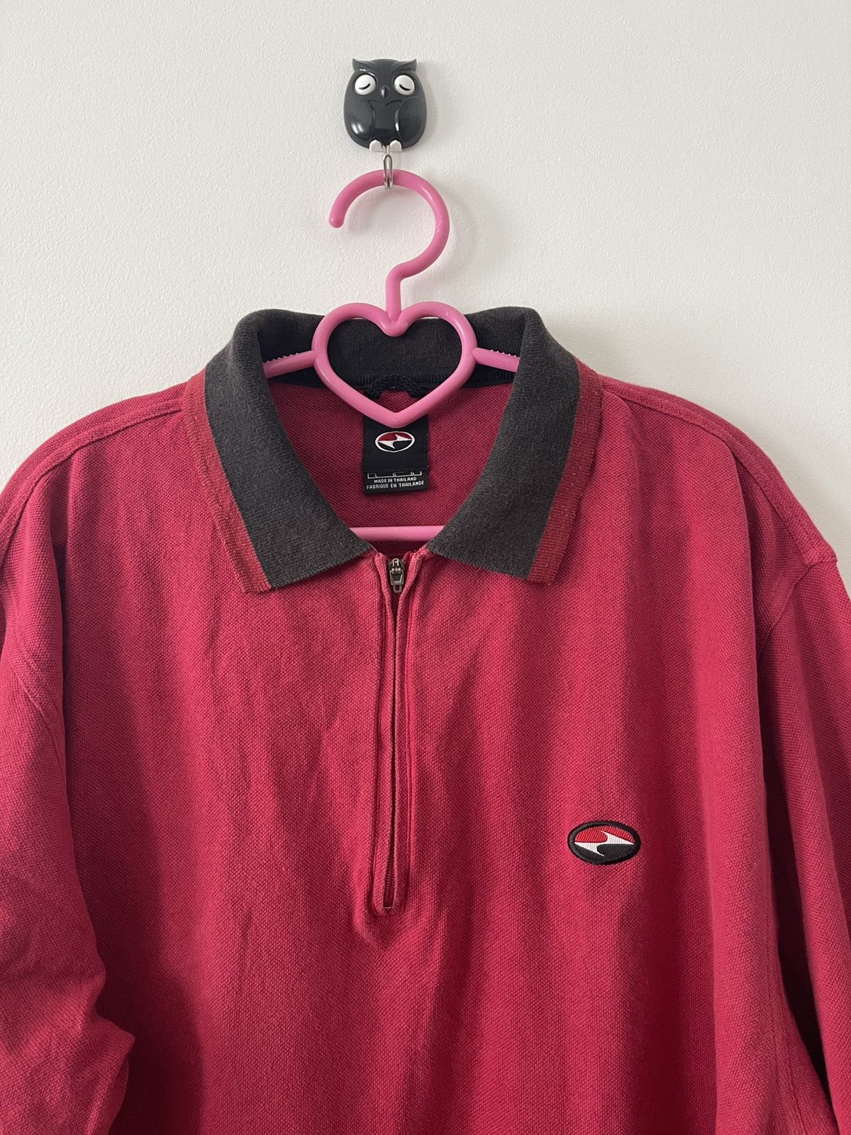 Nike Rare Vintage NIKE Long Sleeve Polo Shirt Size US L / EU 52-54 / 3 - 2 Thumbnail