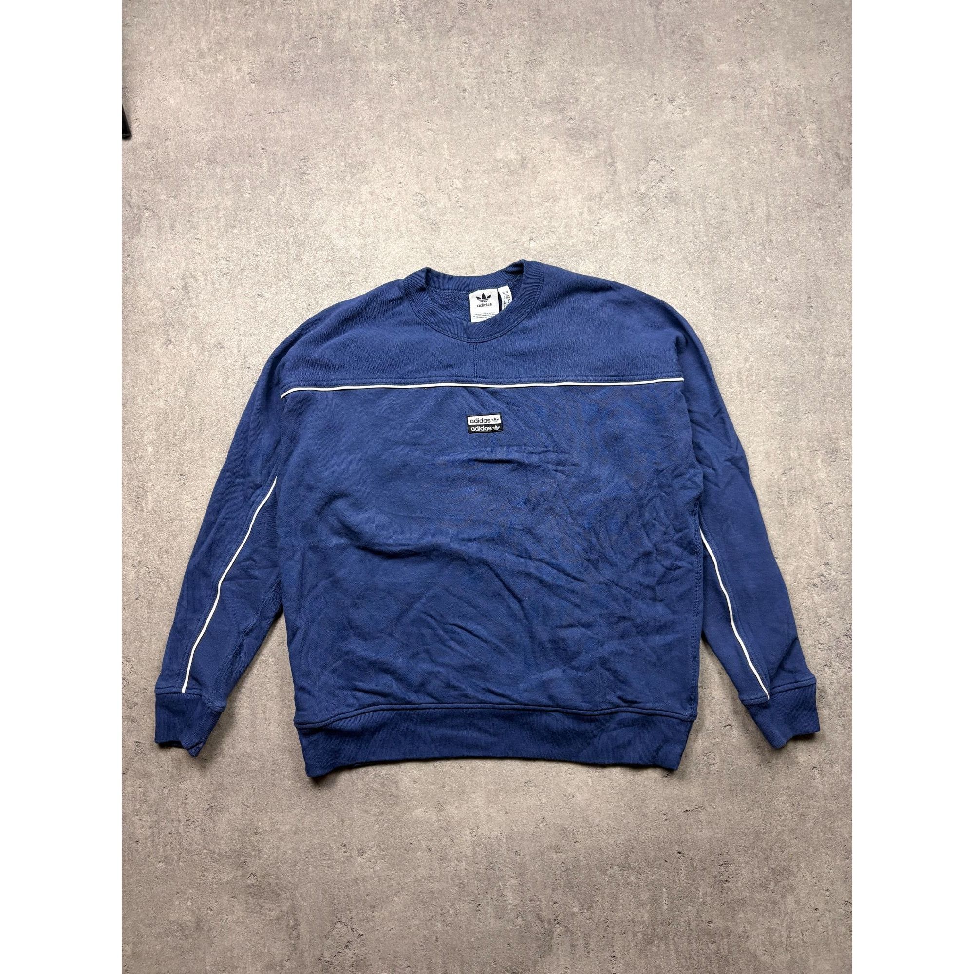 Adidas Vintage Adidas "Heritage" Pullover Hoodie – Navy & Red – Siz Size US M / EU 48-50 / 2 - 1 Thumbnail