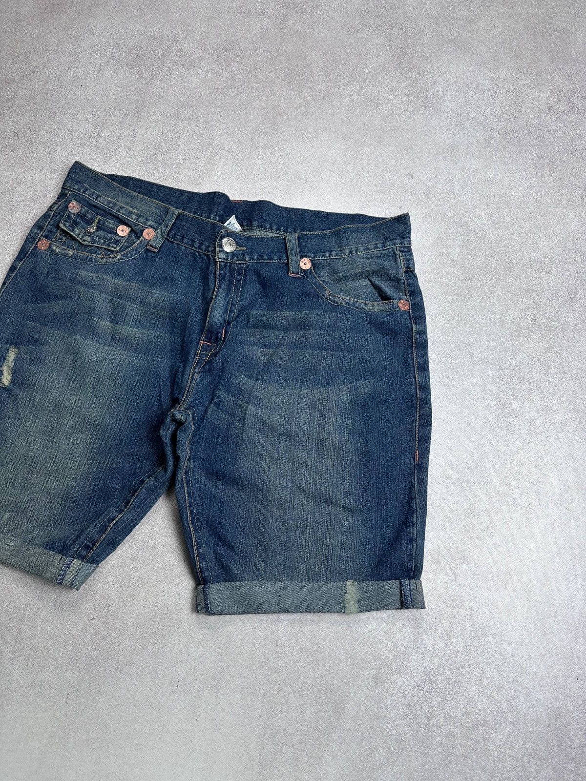 True Religion Vintage NWT True Religion Japanese Embroidery Shorts 32 Size US 32 / EU 48 - 6 Thumbnail