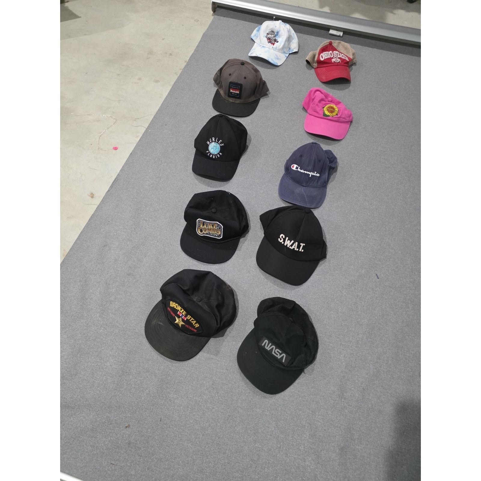 Other 10 Vintage Trucker Hat Lot Snapback 80s 90s Y2K USA Size ONE SIZE - 3 Thumbnail