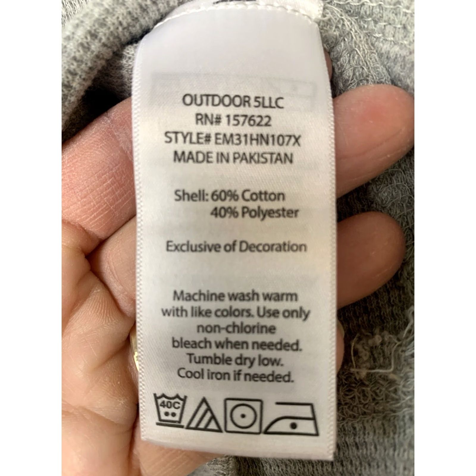 Eddie Bauer Eddie Bauer Shirt Mens 4XB Gray Waffle Knit Henley Thermal Long Sleeve NWT Big & Tall Size US XXL / EU 58 / 5 - 4 Thumbnail