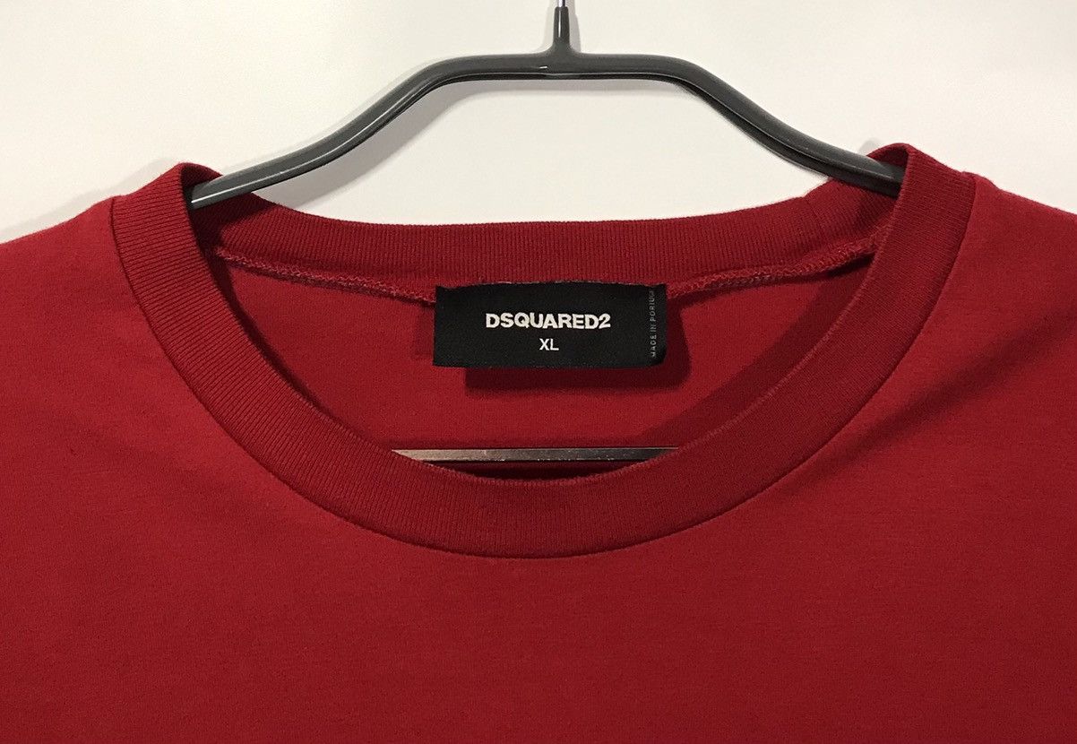 Dsquared2 Dsquared2 Icon T-Shirt Mens Sz XL Red Size US XL / EU 56 / 4 - 4 Thumbnail