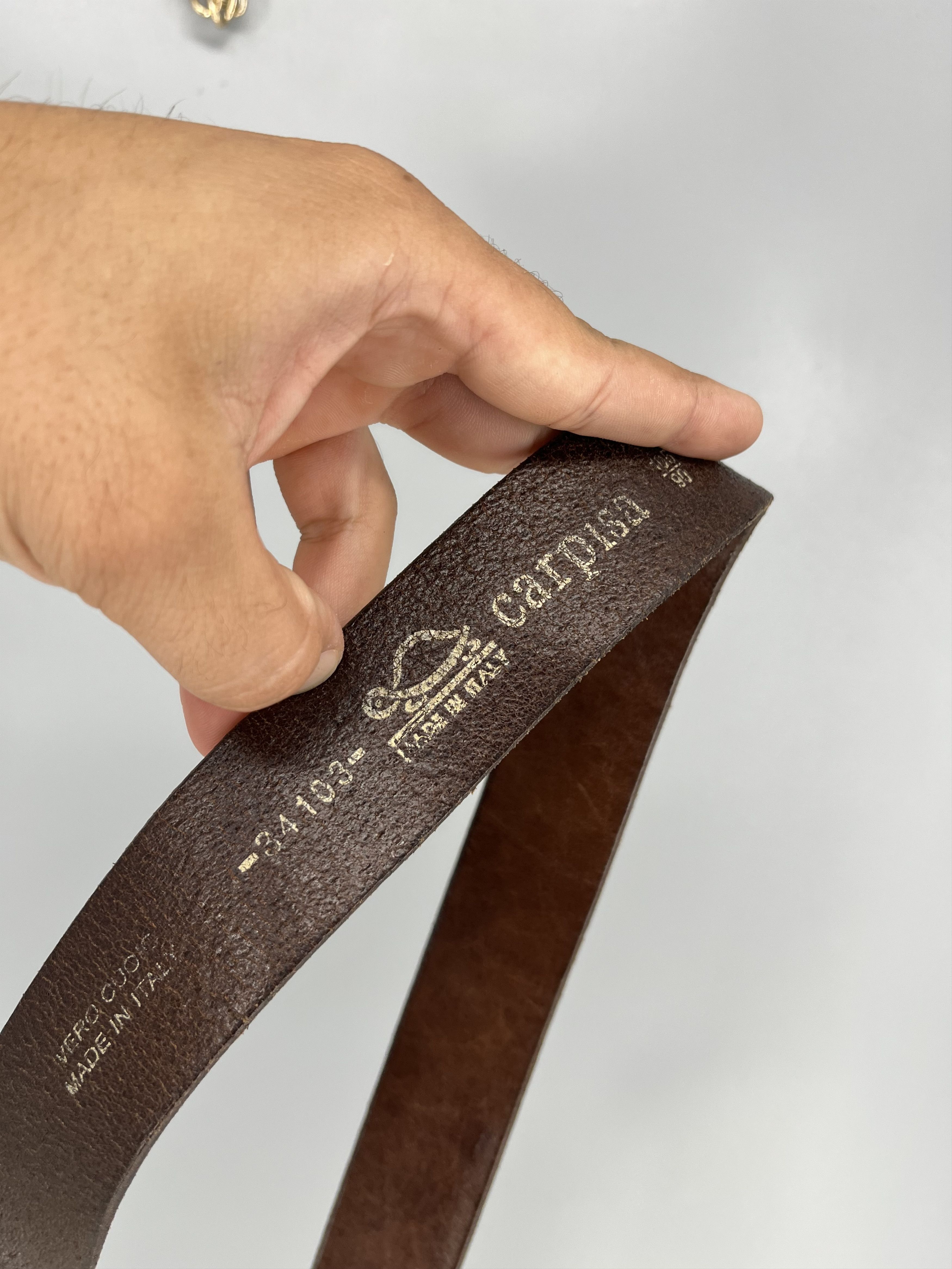 Vintage Vintage Y2K Carpisa Leather Belt Size ONE SIZE - 13 Thumbnail