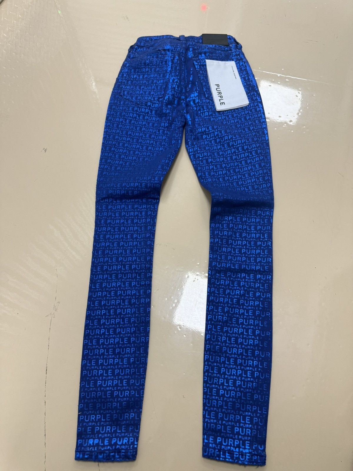Other Purple Brand Skinny Foiled Sateen Jeans Size 26" / US 2 / IT 38 - 5 Thumbnail
