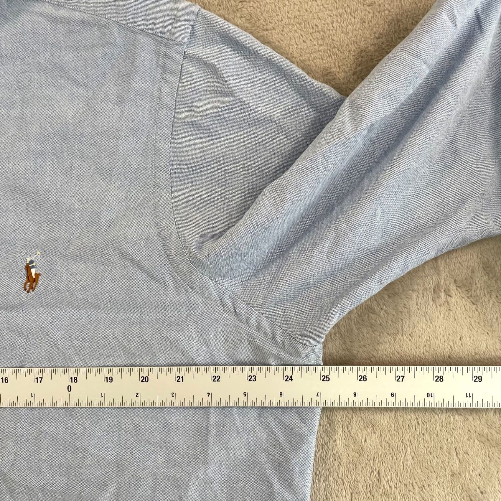 Polo Ralph Lauren Polo Ralph Lauren Oxford Shirt Men XL Blue OCBD Classic Fit Preppy Button-Down Collared Long Sleeve Size US XL / EU 56 / 4 - 6 Thumbnail