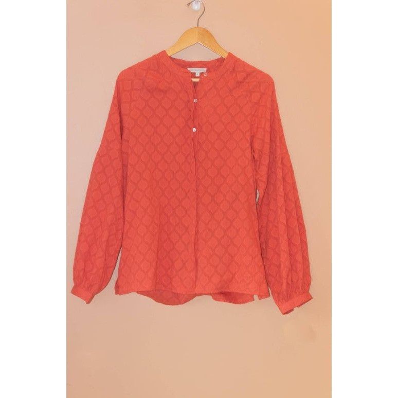 Other Feliciana Drop Sleeve Jacquard Button Down Blouse ModaPosa M Size M / US 6-8 / IT 42-44 - 1 Preview