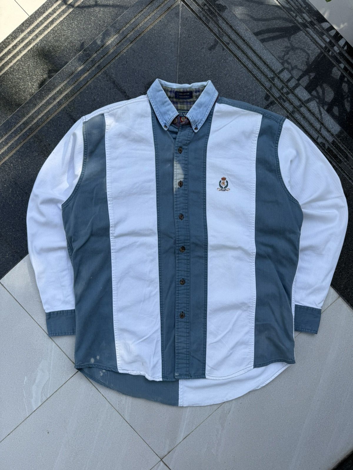 Chaps Ralph Lauren 90’s CHAPS RL RARE OLD MONEY Y2K RETRO STREETWEAR SHIRT Size US M / EU 48-50 / 2 - 2 Thumbnail