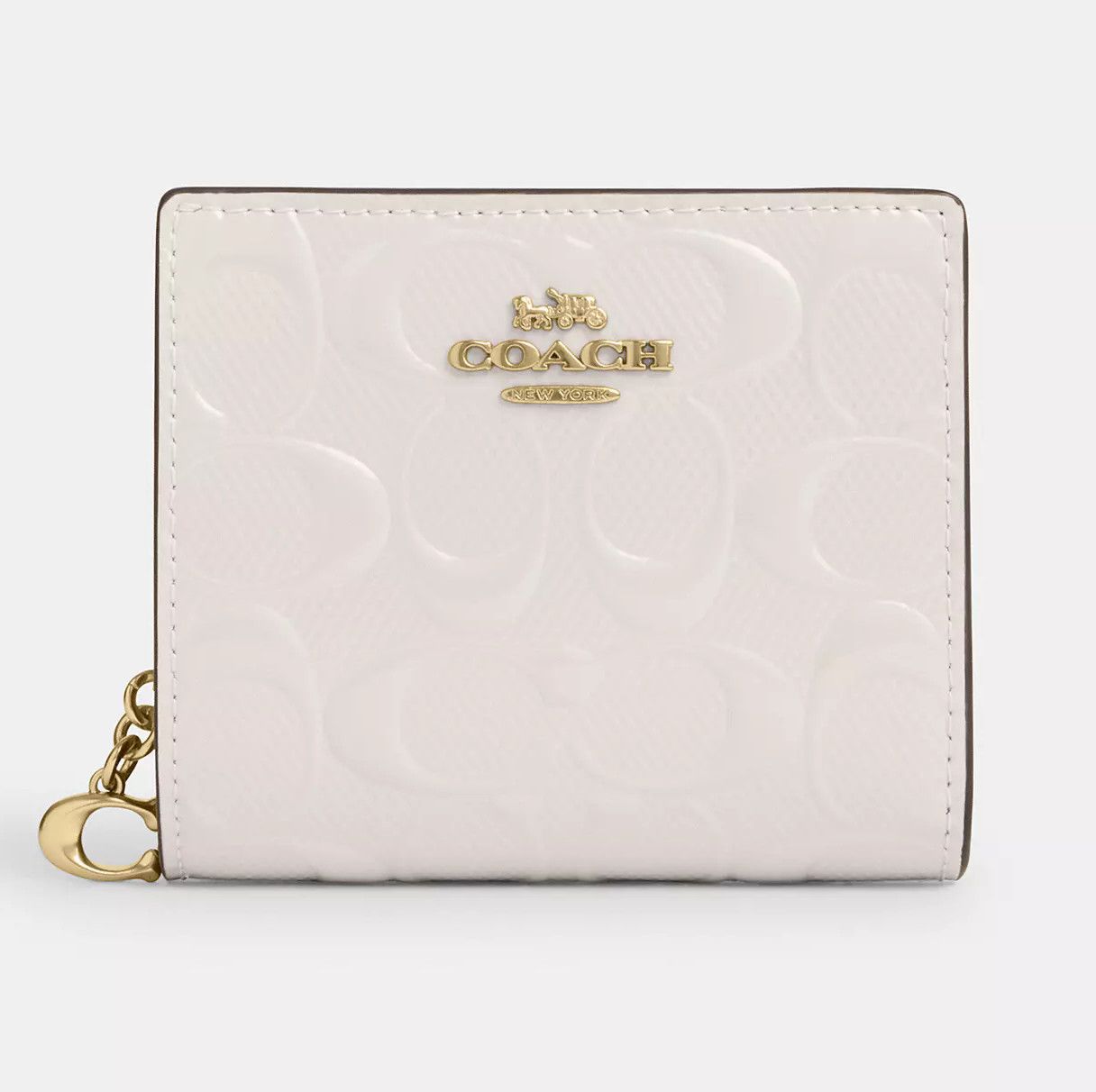 Coach Snap Wallet In Signature Leather CT982 Size ONE SIZE - 1 Thumbnail