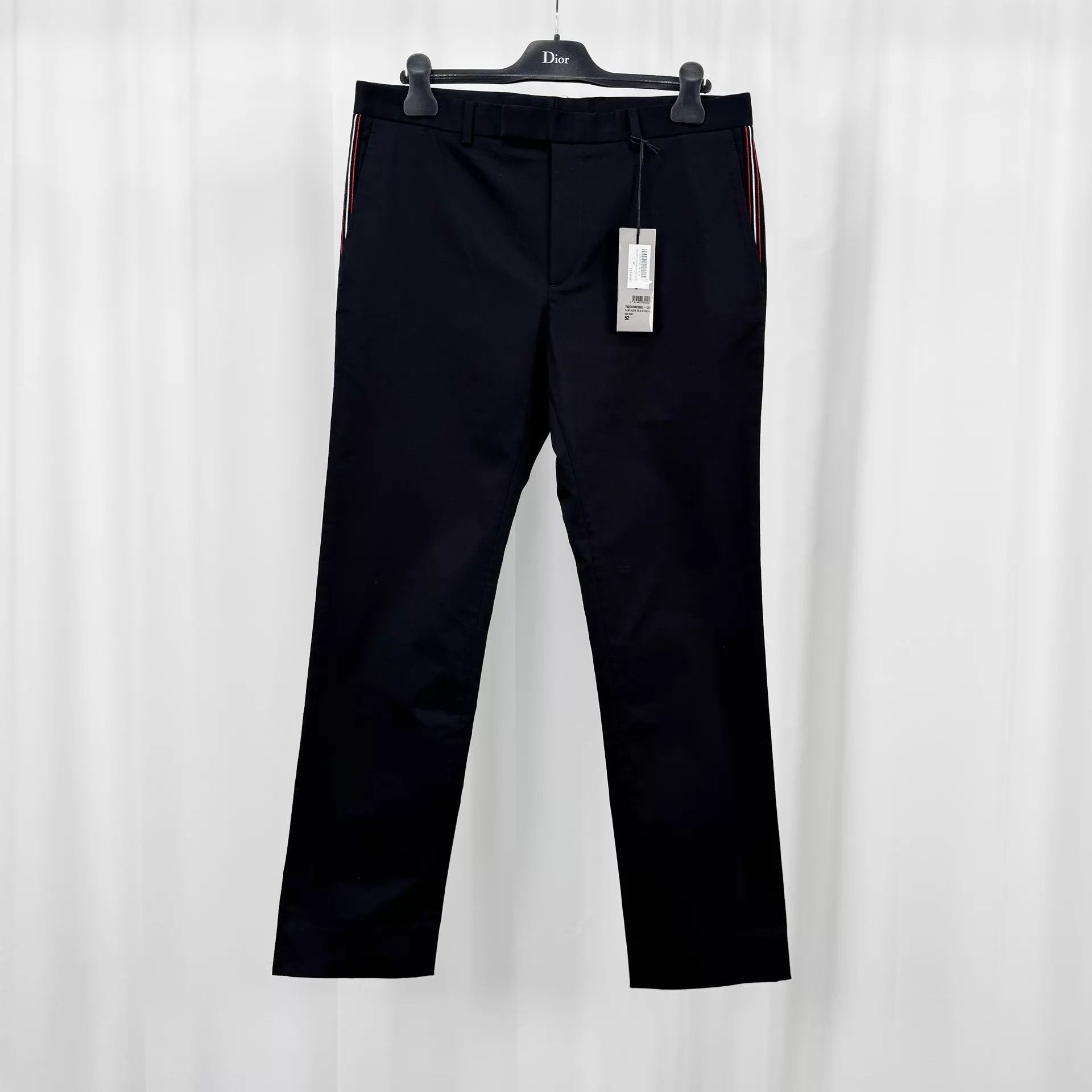 Dior Dior Embroidered Stripe Casual Pants 52 New Size US 36 / EU 52 - 1 Thumbnail