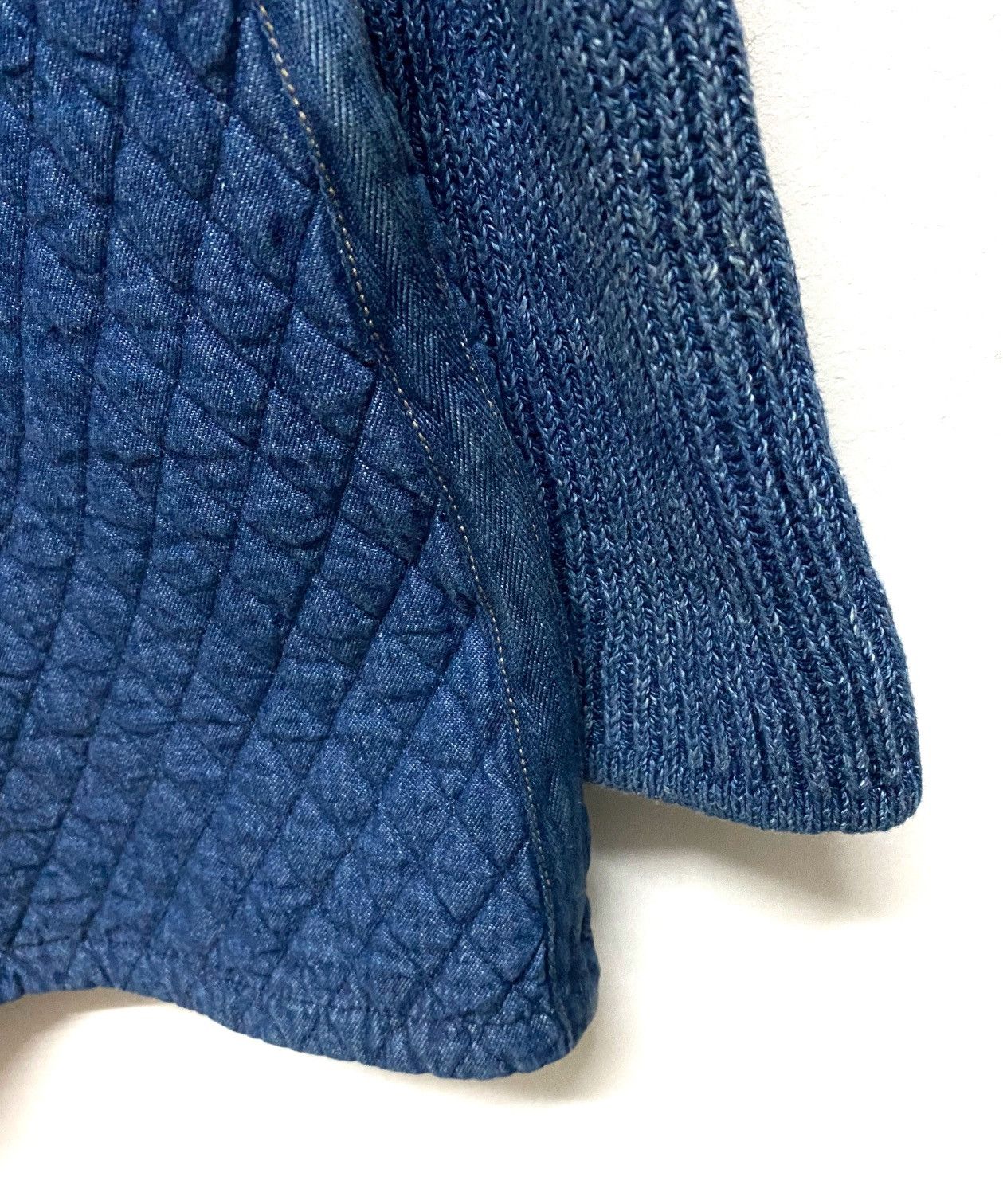 Indigo × Japanese Brand Vintage BLUE WILLI's indigo Coat Jacket Made in Denmark Size US M / EU 48-50 / 2 - 9 Thumbnail