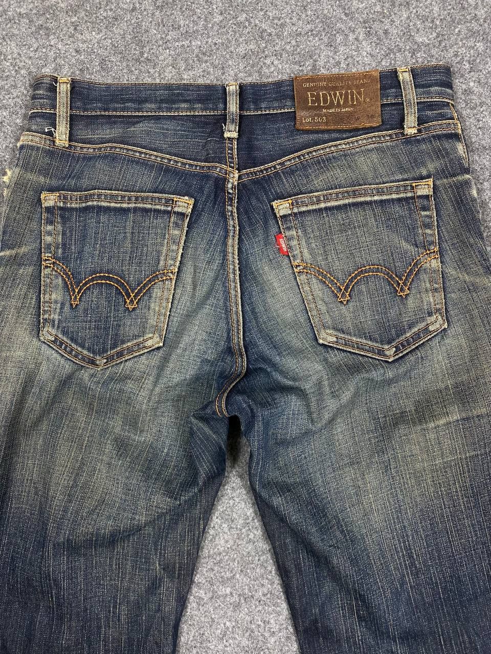 Edwin vintage edwin rusty distressed denim nice design Size US 34 / EU 50 - 3 Thumbnail