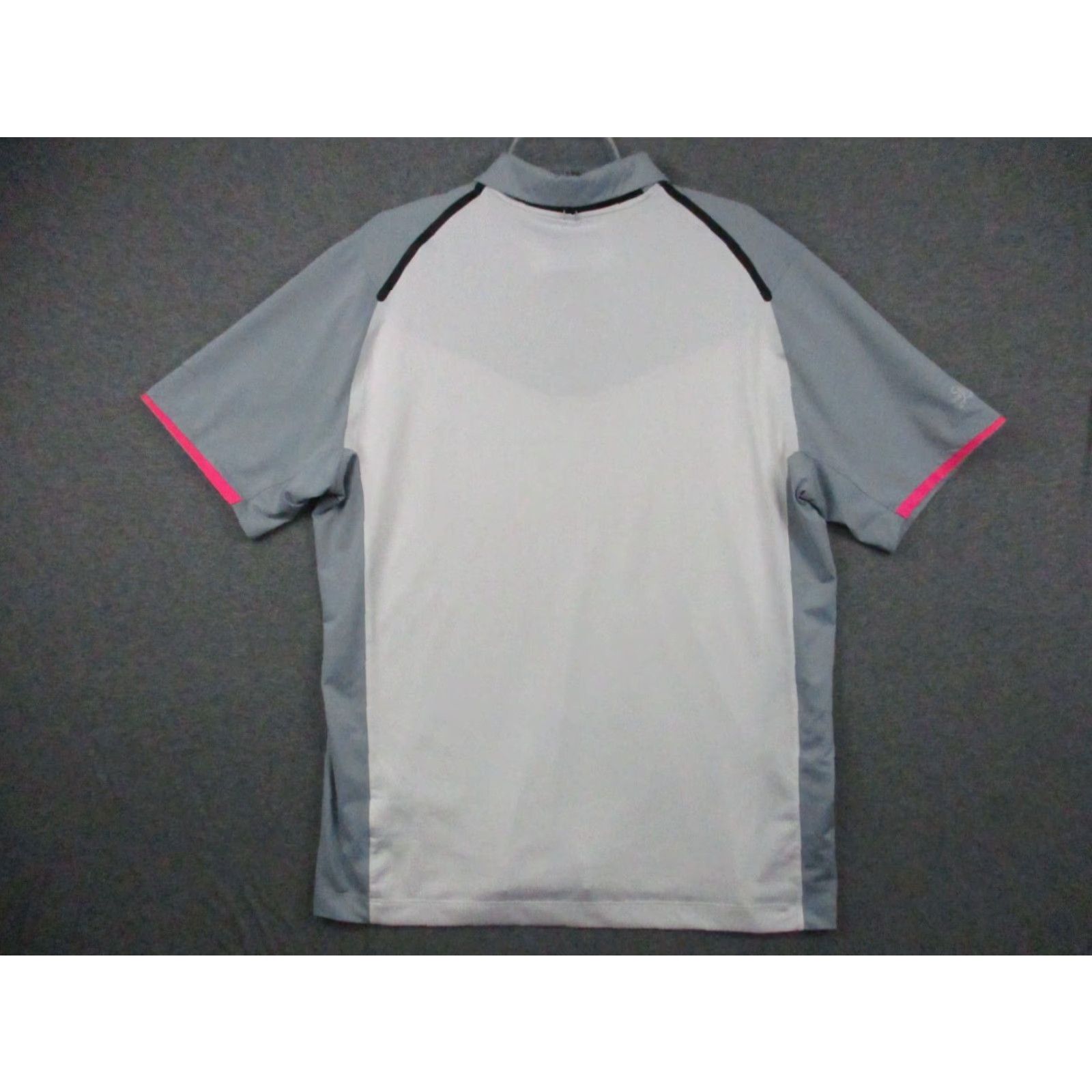 Nike Nike Golf Tour Performance Shirt Large Mens Colorblock Gray White Dri Fit Polo Shirt Size US L / EU 52-54 / 3 - 6 Thumbnail