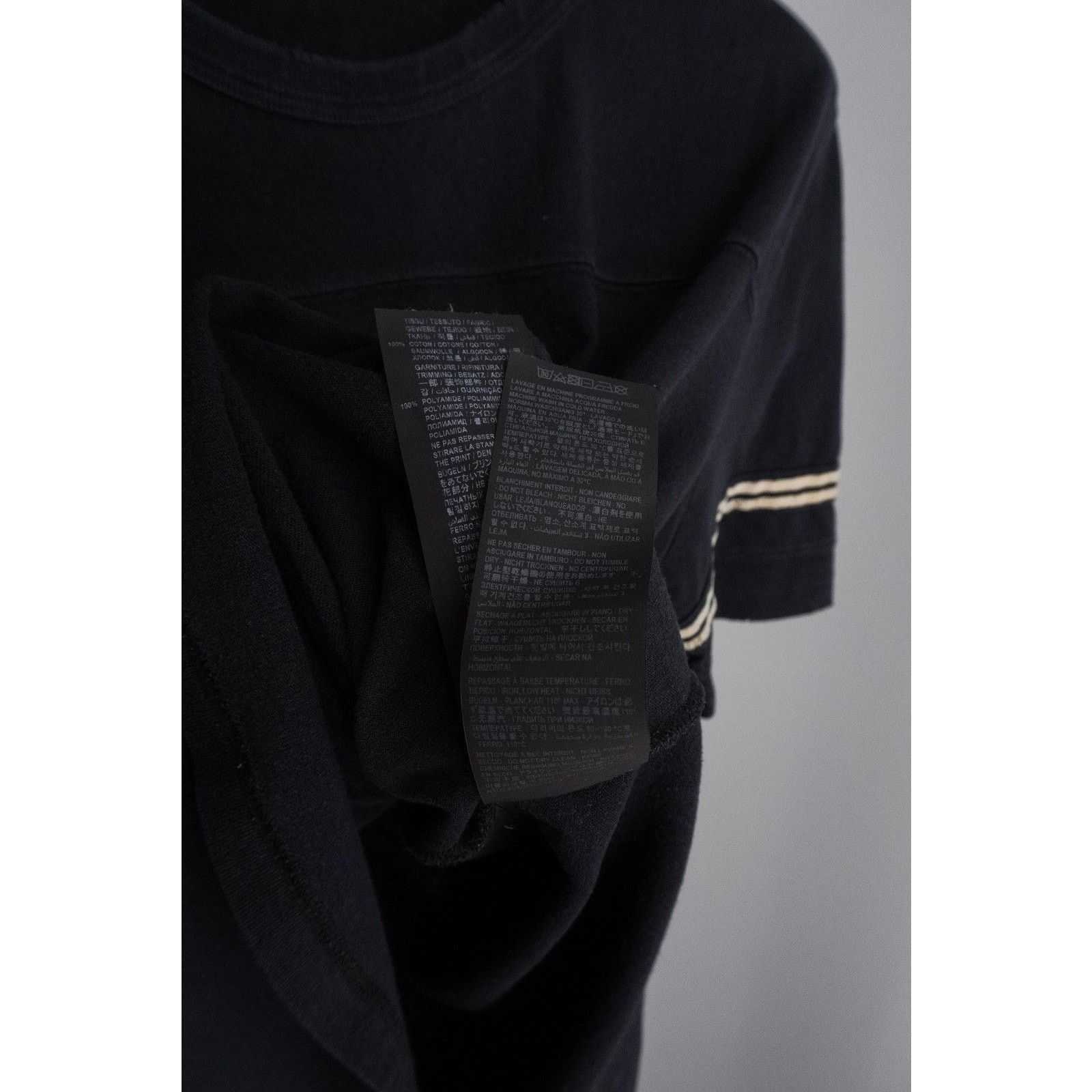 Saint Laurent Paris Saint laurent 50s big back classic logo distressed tee shirt Size US M / EU 48-50 / 2 - 13 Thumbnail