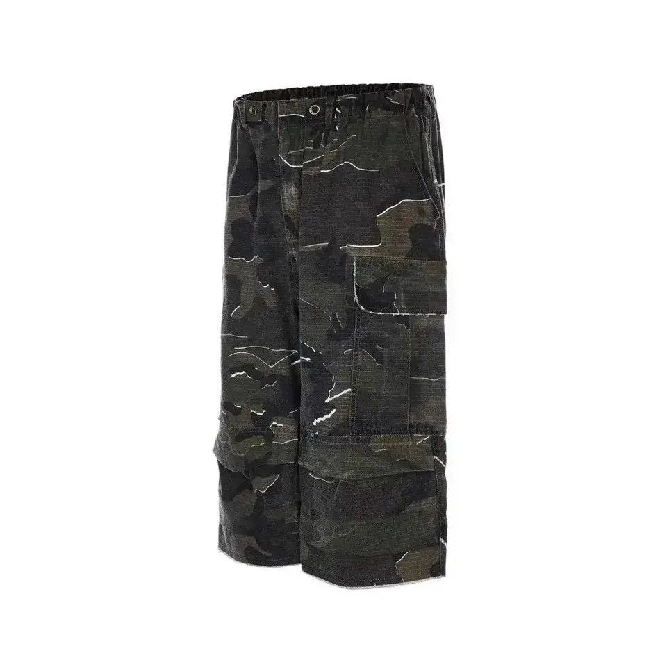Japanese Brand Streetwear Washed Retro Camouflage Baggy Jorts Shorts Size US 32 / EU 48 - 4 Thumbnail