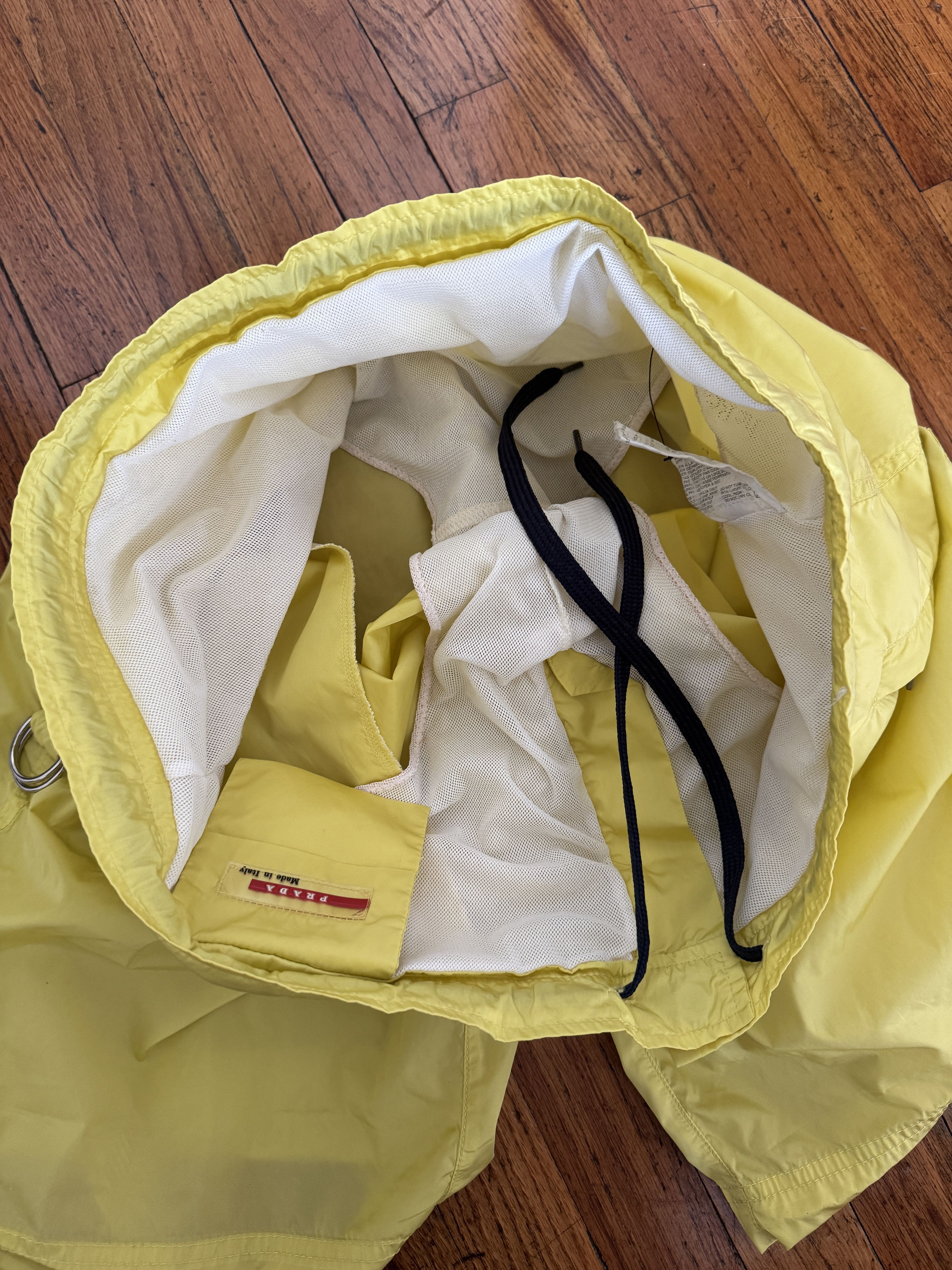 Prada Prada Yellow Nylon Shorts Size US 32 / EU 48 - 7 Thumbnail