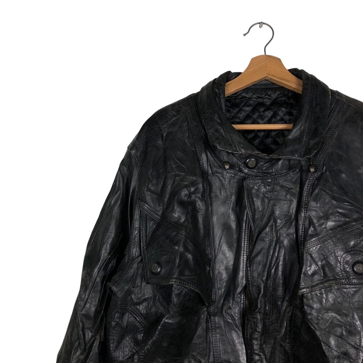 Japanese Brand Vintage Biker Leather Jacket Davin Skin Deep 14th Addiction Size US M / EU 48-50 / 2 - 8 Thumbnail