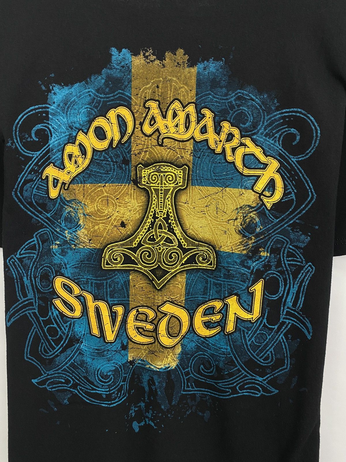 Anvil Vintage Amon Amarth Sweden Black Metal T-Shirt Rare Retro Size US M / EU 48-50 / 2 - 7 Thumbnail