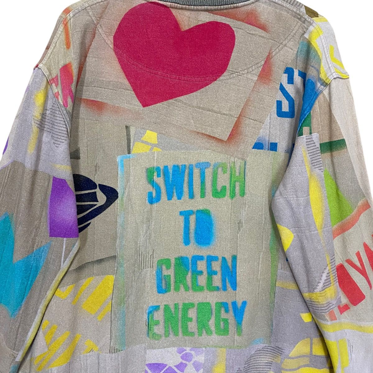 Vivienne Westwood Vivienne Westwood Man Switch To Green Energy Sweatshirt Size US L / EU 52-54 / 3 - 7 Thumbnail