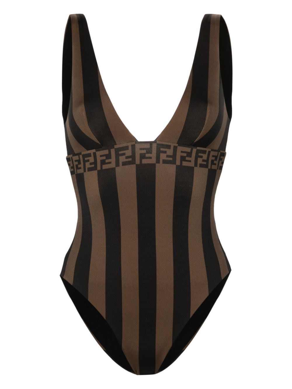 Fendi PEQUIN LYCRA SWIMSUIT Size S / US 4 / IT 40 - 1 Thumbnail
