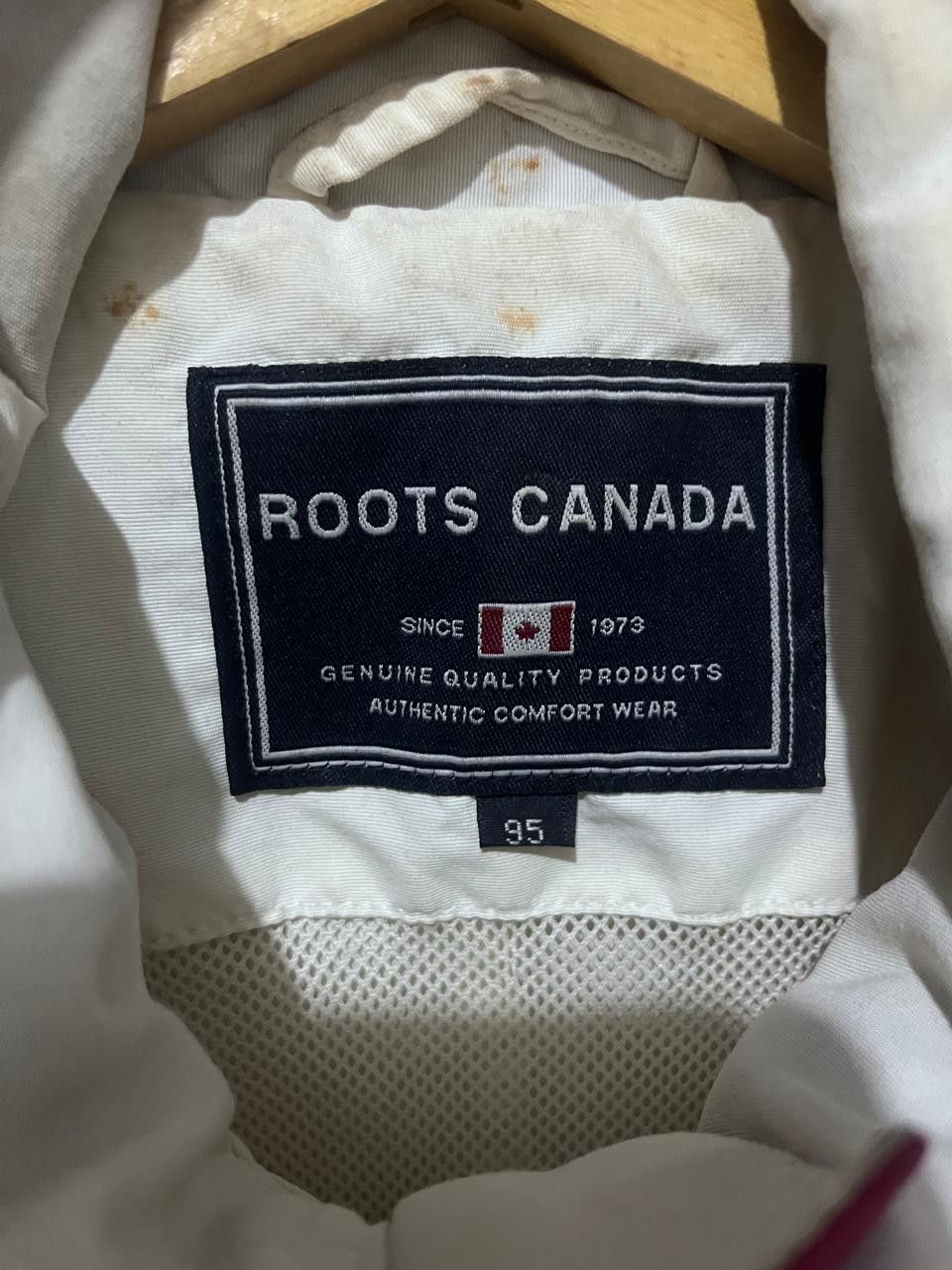 Japanese Brand Vtg Roots Canada Colorblock Hooded Windbreaker Jacket Size US XL / EU 56 / 4 - 17 Thumbnail