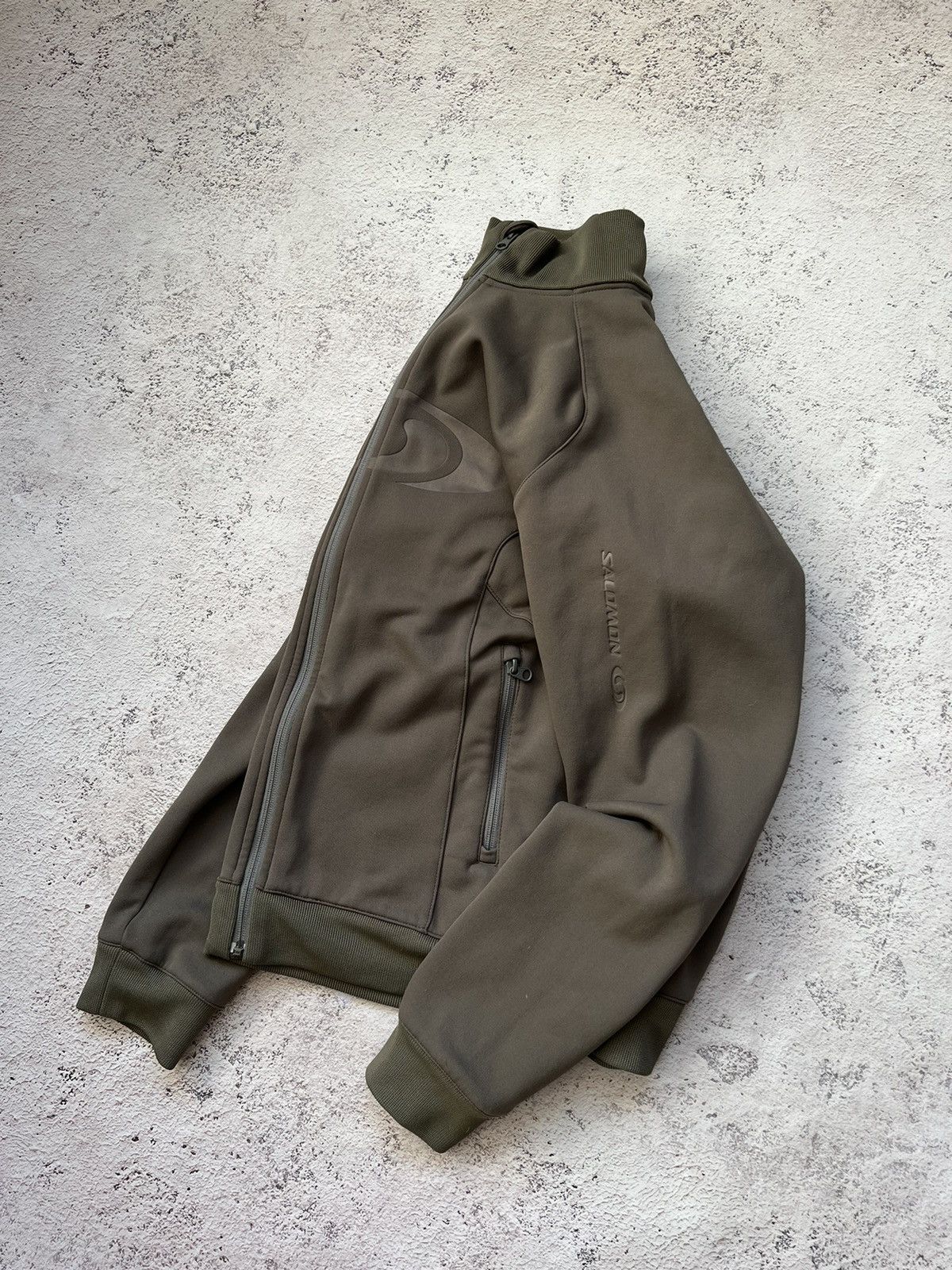 Salomon × Vintage Salomon Softshell Full Zip Jacket Gorpcore Size US S / EU 44-46 / 1 - 13 Thumbnail