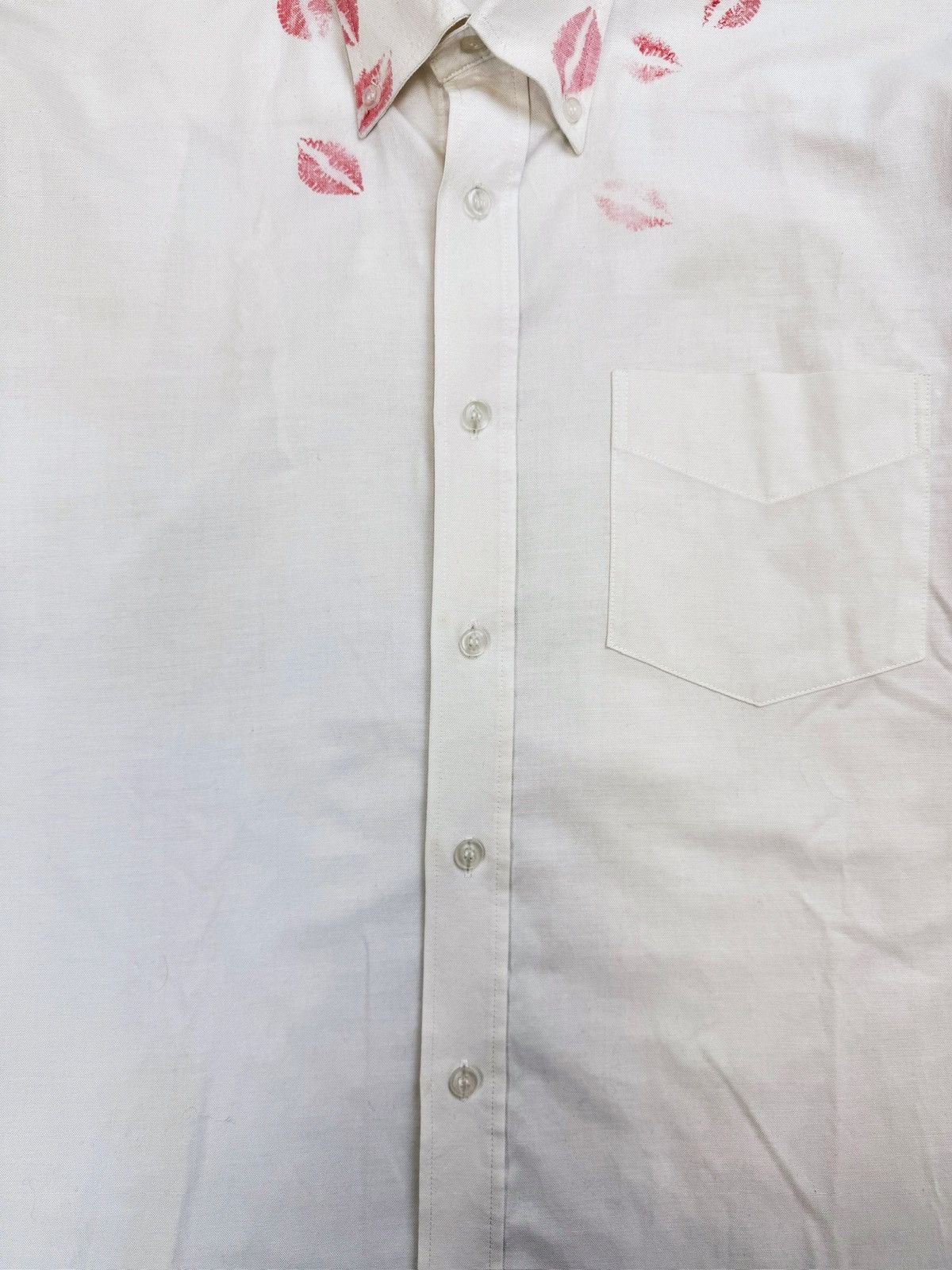 Maison Margiela AW06 Maison Margiela Artisanal 0 ‘Kiss’ 1/45 Button Up Shirt Size US S / EU 44-46 / 1 - 5 Thumbnail