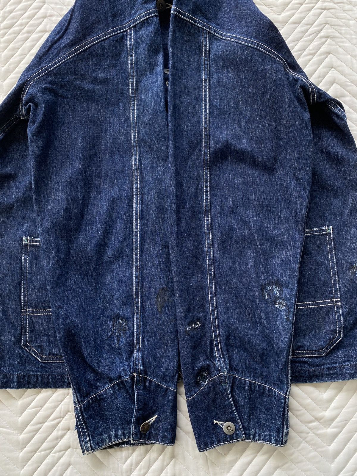 Ben Davis × Japanese Brand Ben Davis Chore Denim Jacket Size US L / EU 52-54 / 3 - 5 Thumbnail