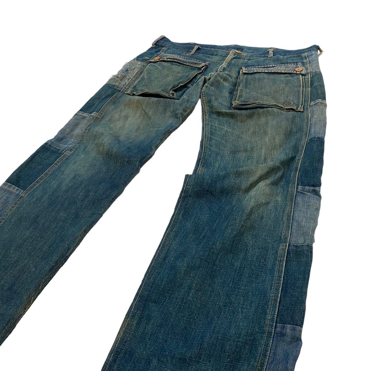 If Six Was Nine × Japanese Brand × Vintage ✨Nice design MASH Kapital inspired jeans Size US 36 / EU 52 - 9 Thumbnail