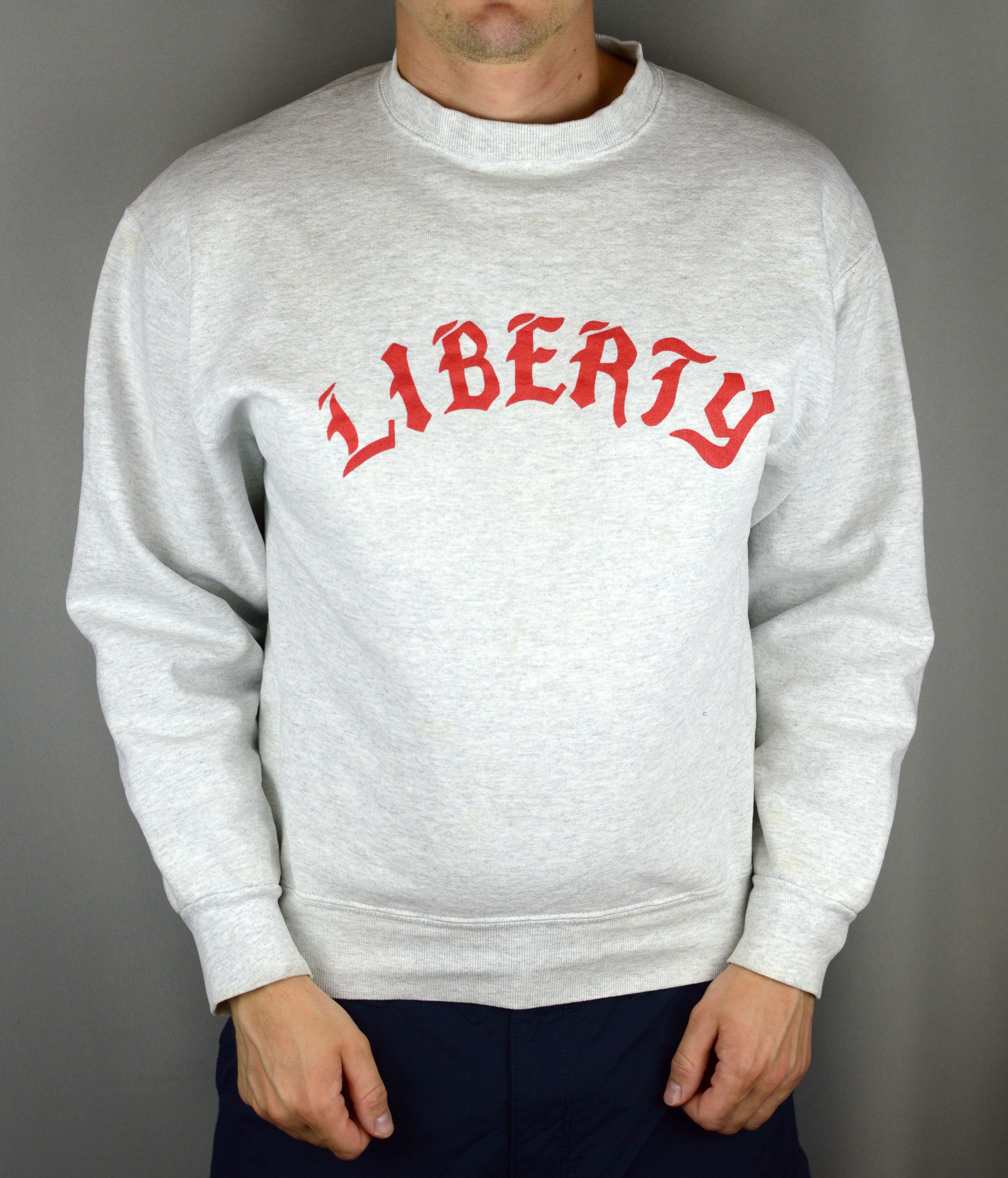 Fruit Of The Loom × Vintage Vintage Liberty Fruit Of The Loom 90s sweatshirt Size US M / EU 48-50 / 2 - 1 Thumbnail