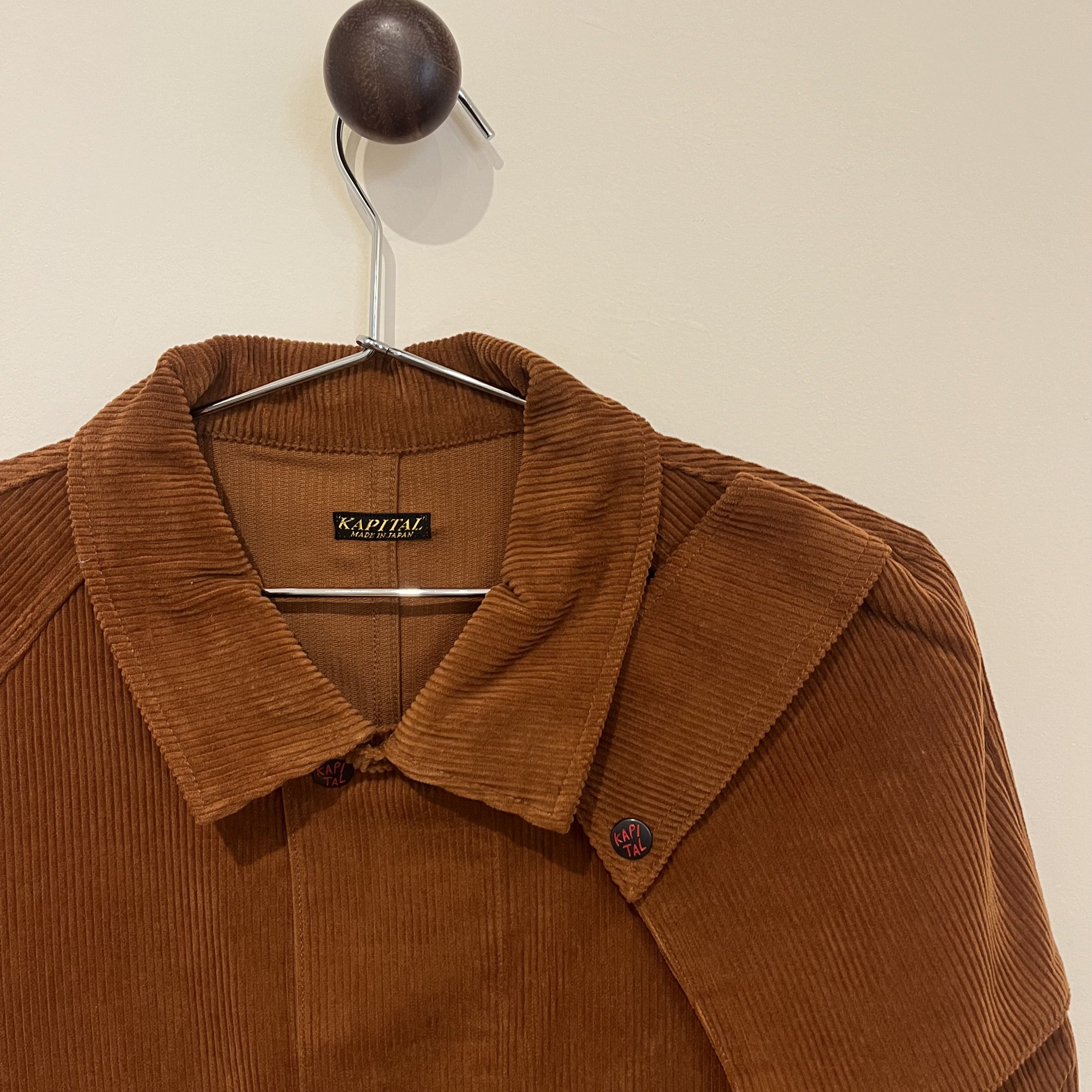 Kapital Kapital Corduroy Camel Coat Size US L / EU 52-54 / 3 - 6 Thumbnail